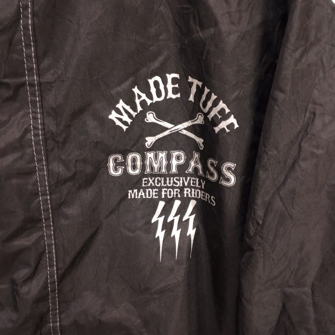 Harley Davidson Made Tuff Compass Skull Bones Rainsuit Made For Riders Size US XL / EU 56 / 4 - 5 Thumbnail