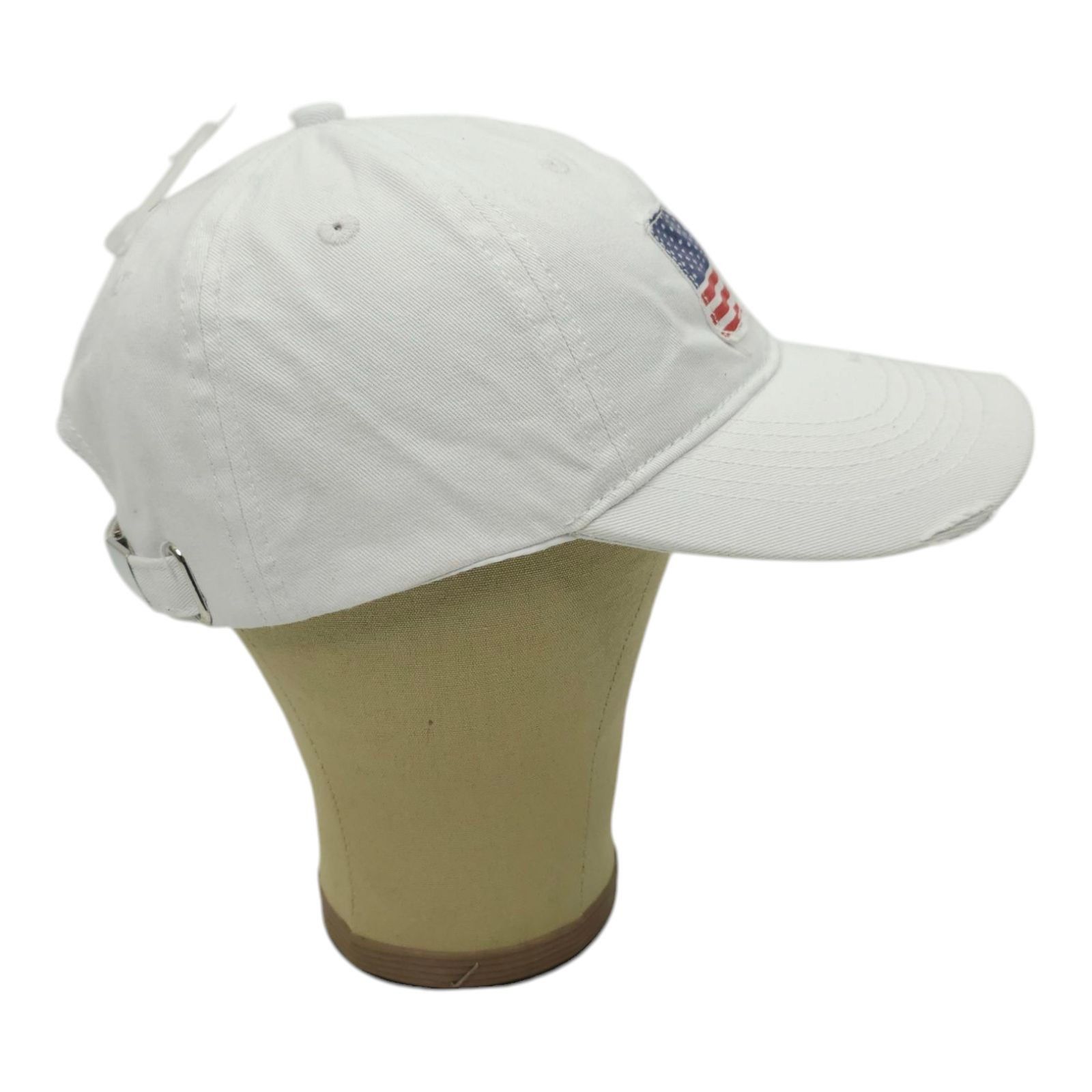 Other USA Flag Patch Distressed Tuck Strap Adjustable Cap Trucker Size ONE SIZE - 11 Thumbnail