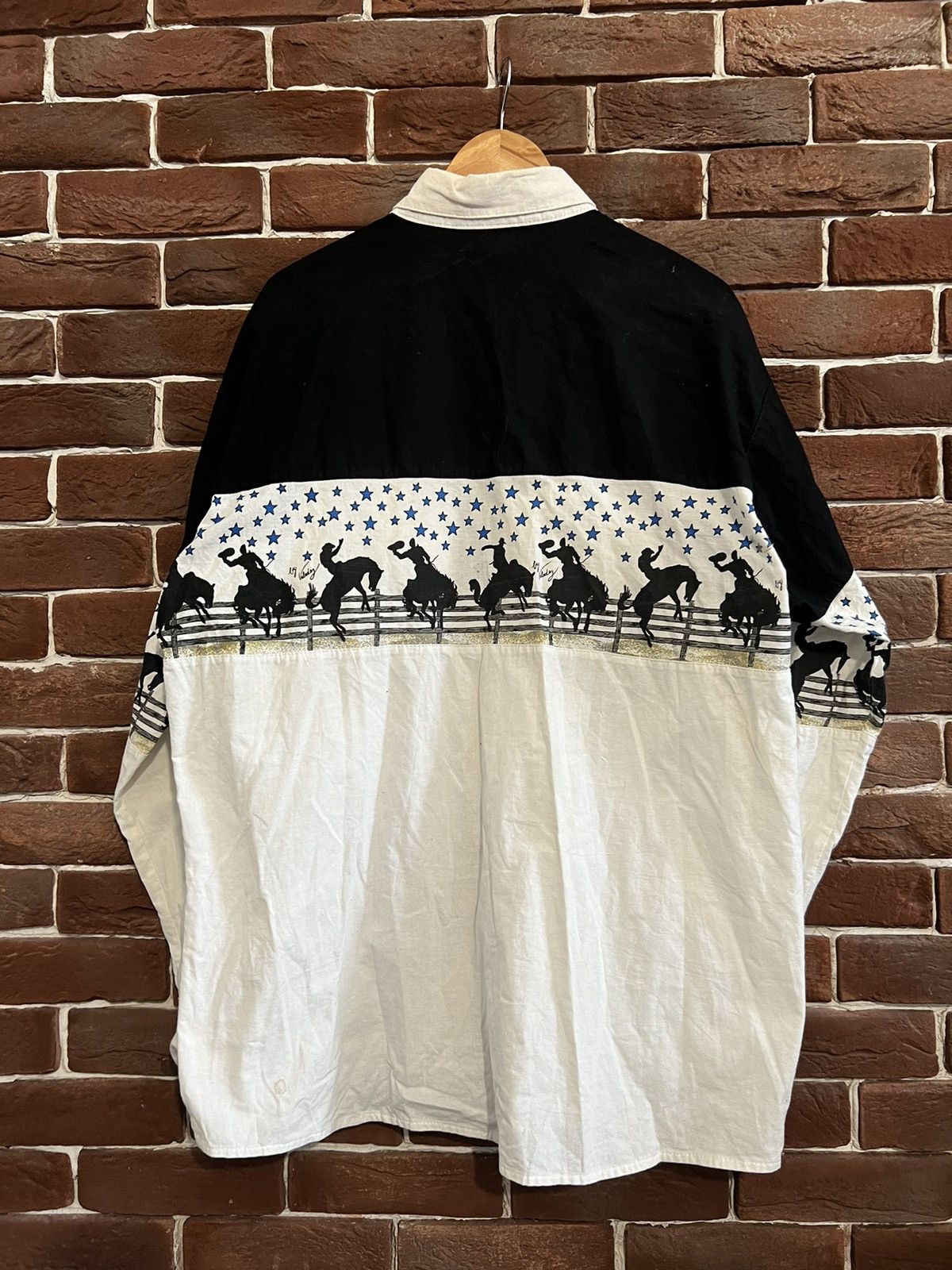 Other Vintage 90s Western Rodeo Button Up Shirt Hype Rare White XL Size US XL / EU 56 / 4 - 2 Thumbnail