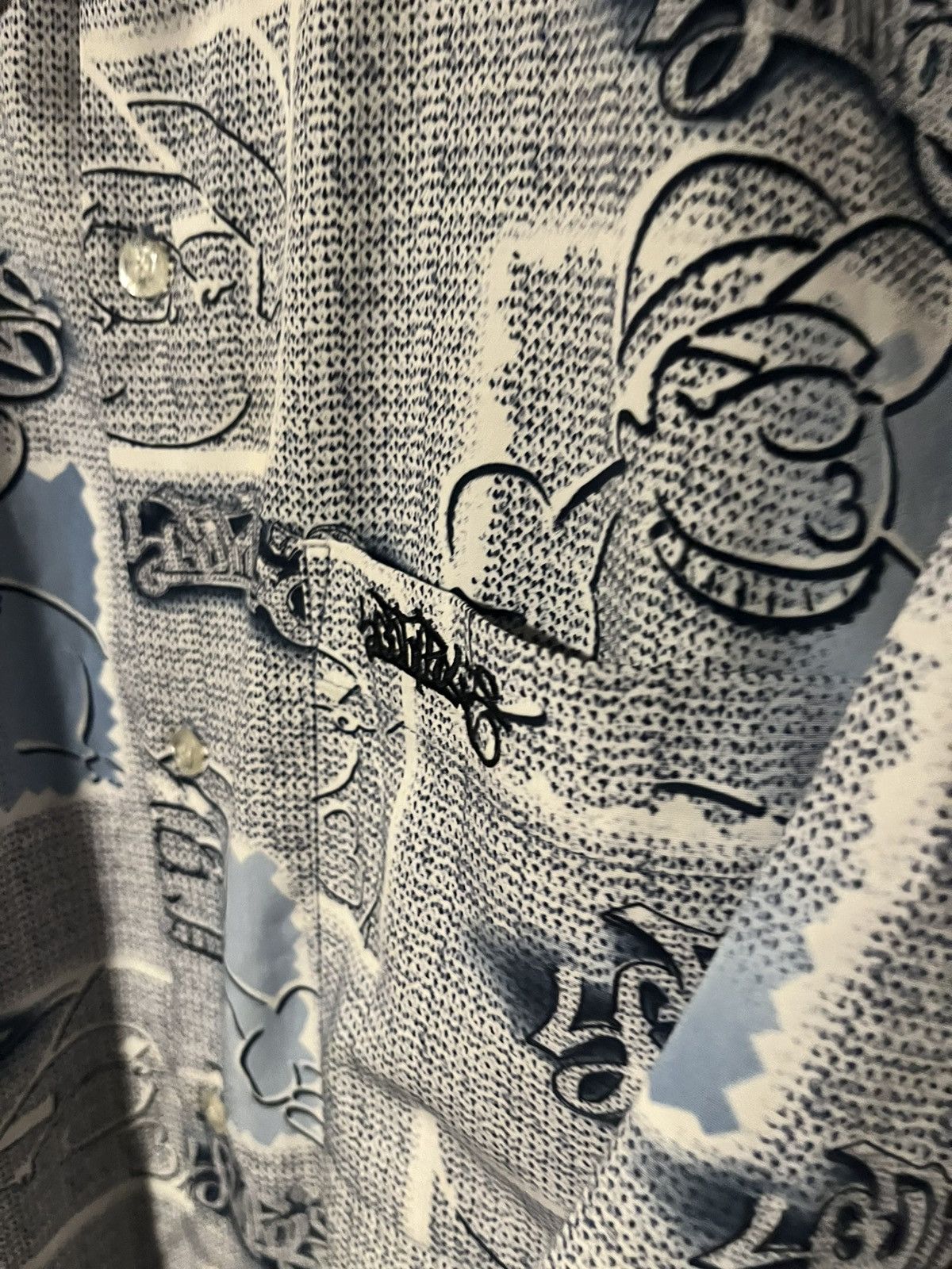Southpole Y2K 2000 SouthPole Graffiti Gangster Oversized Button Down Size US XL / EU 56 / 4 - 4 Thumbnail