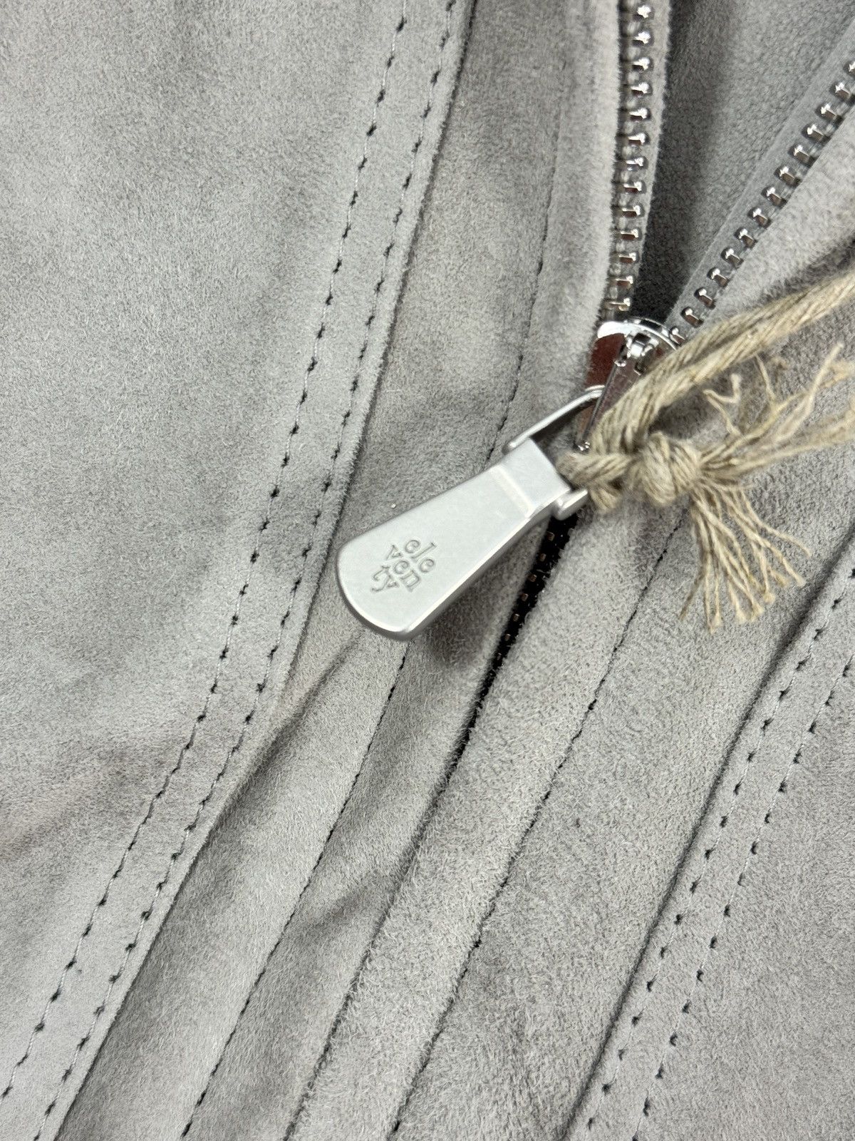 Eleventy Two-Buttoned-Pockets Suede Regular-Fit Leather Jacket Size US XL / EU 56 / 4 - 5 Thumbnail