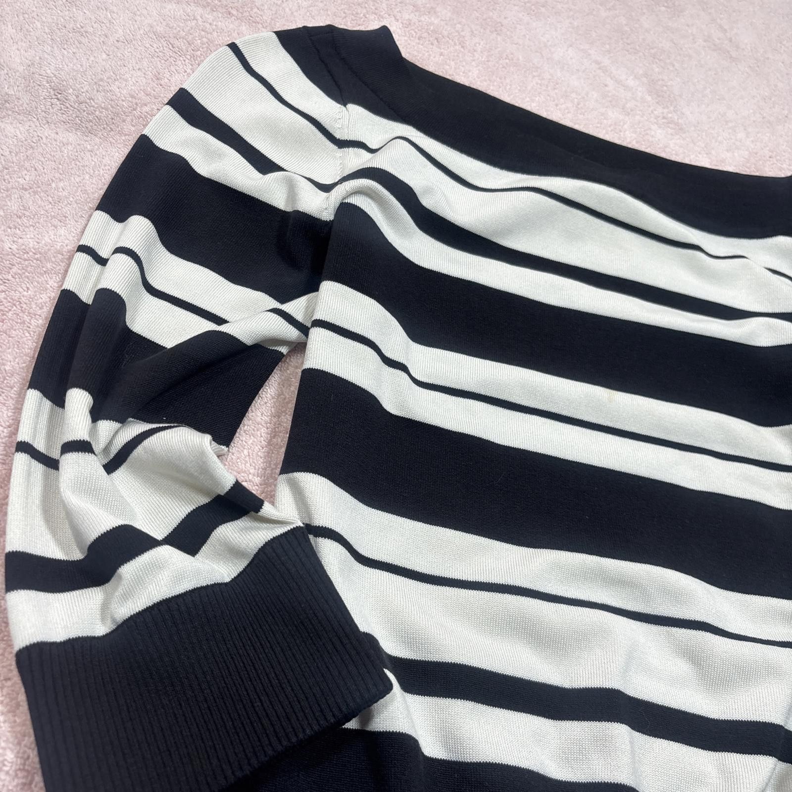 Other y2k striped structured wide neck top Size M / US 6-8 / IT 42-44 - 2 Thumbnail