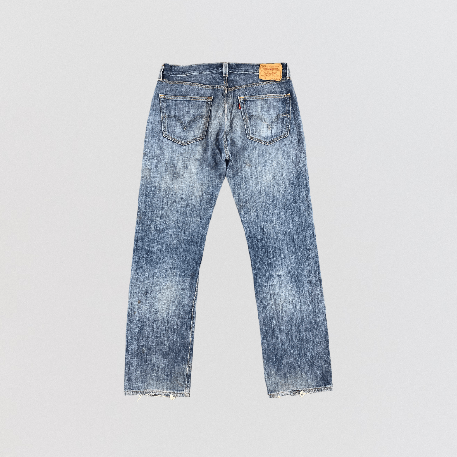 Levi's Vintage Blue Wash Levis 501 Jeans-JM1985 Size US 36 / EU 52 - 2 Thumbnail