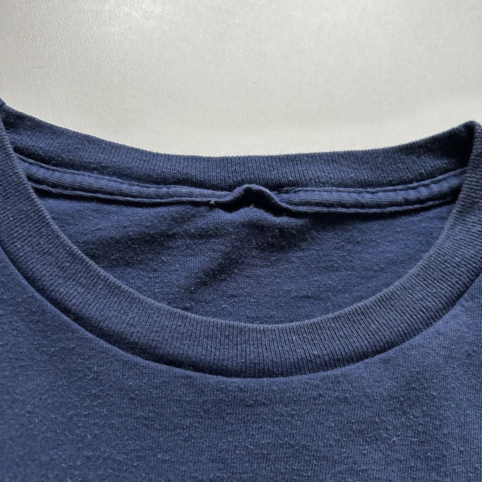 Adidas Vintage 90s Adidas T-Shirt Large 90s Y2K Logo Navy Blue Rare Size US L / EU 52-54 / 3 - 3 Thumbnail
