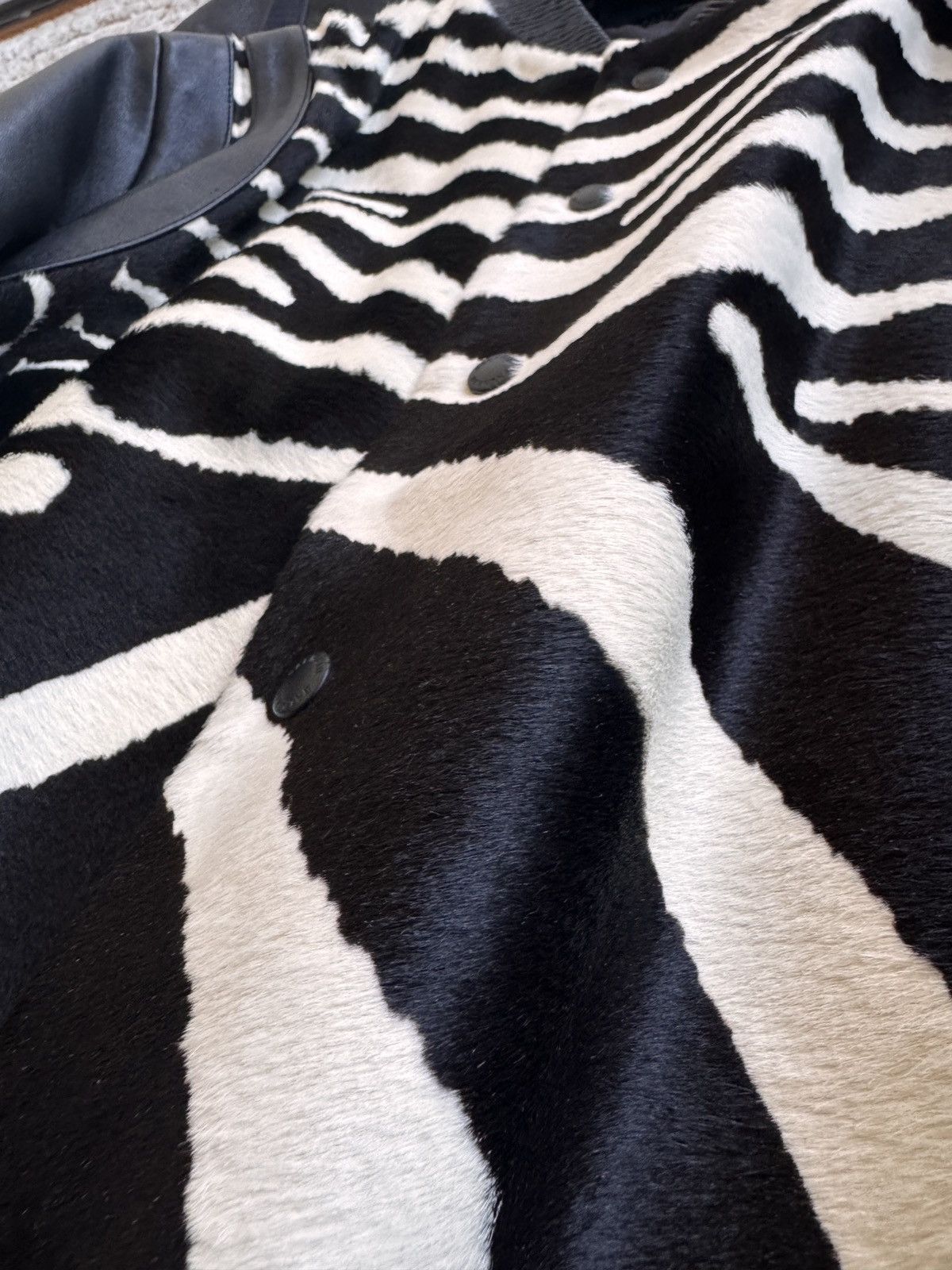 Balmain Lambskin and calf hair Zebra Print Bomber Size US M / EU 48-50 / 2 - 6 Thumbnail