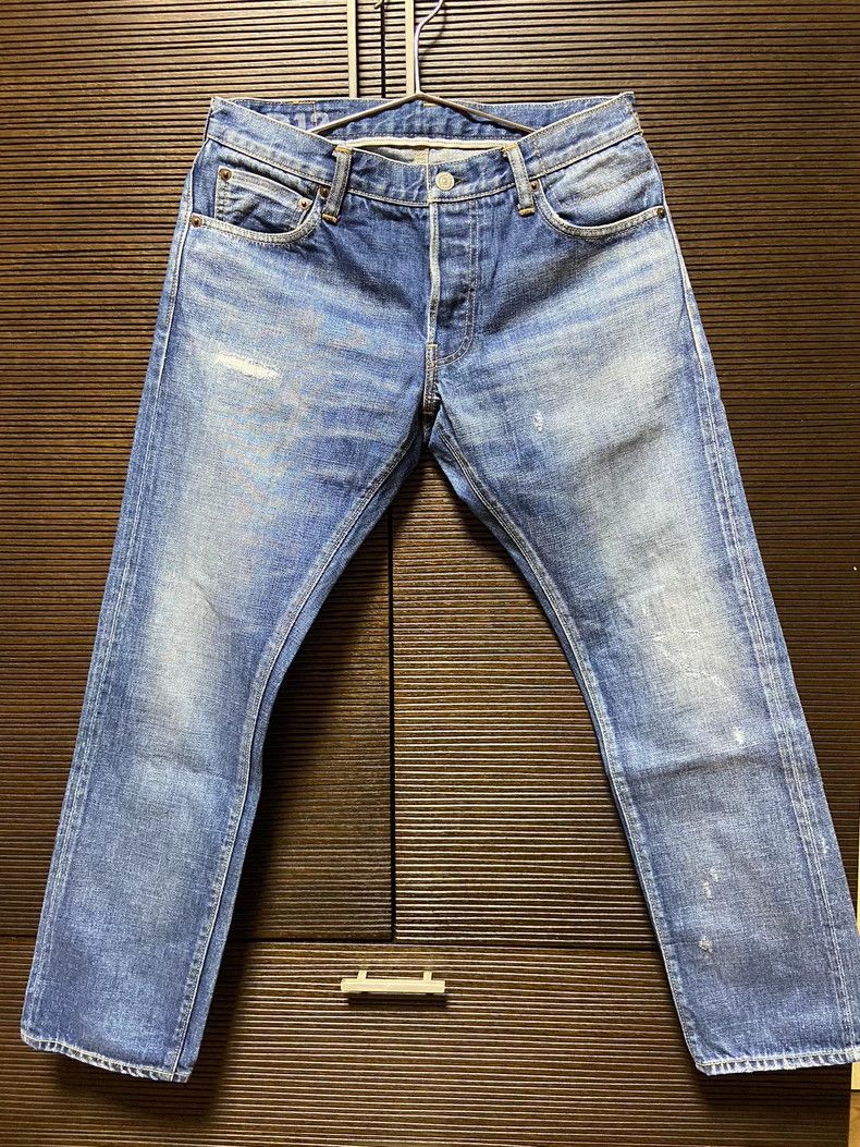 Visvim visvim size W32L28 Wash and make old cropped jeans 2506-Ne Size US 32 / EU 48 - 1 Thumbnail