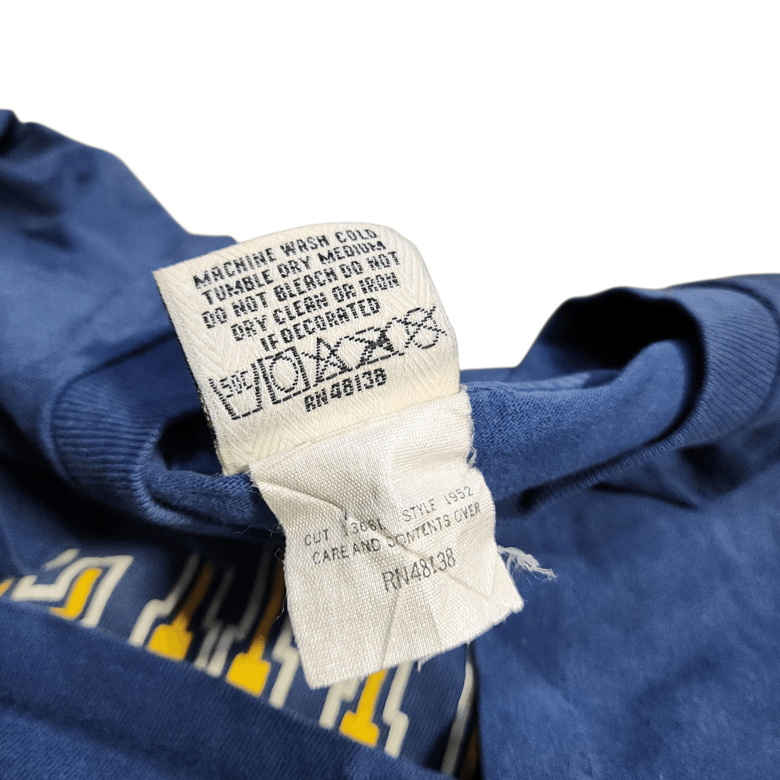 Vintage Rare Vintage 90s University of Michigan Shirts Nutmeg Tees Size US XL / EU 56 / 4 - 4 Thumbnail
