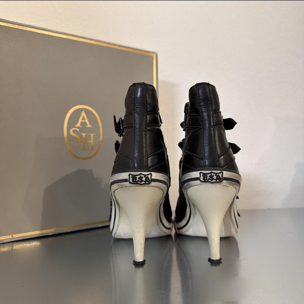 ASH ASH Limited Edition Buckled Leather Heels Size US 6 / IT 36 - 4 Thumbnail