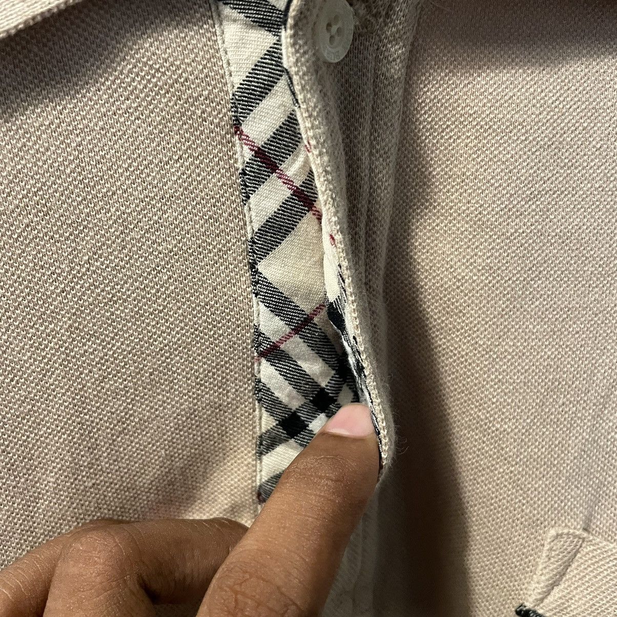Burberry × Designer Burberry Nova check Collar Polo Long Sleeve Size US M / EU 48-50 / 2 - 4 Thumbnail