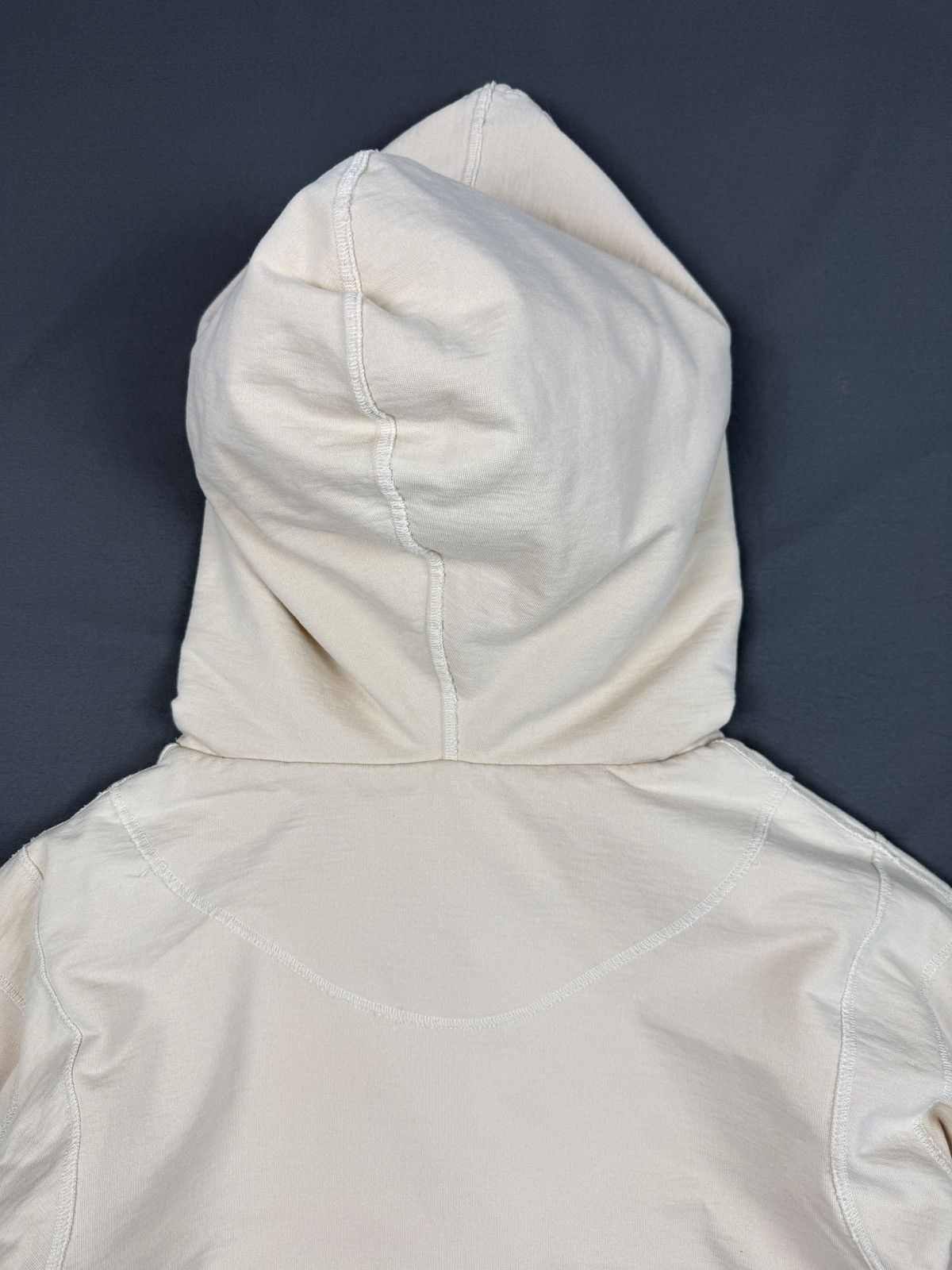 Other Cream Double Layered Cotton Oversized Monk Hood Boxy Hoodie Size US L / EU 52-54 / 3 - 10 Thumbnail