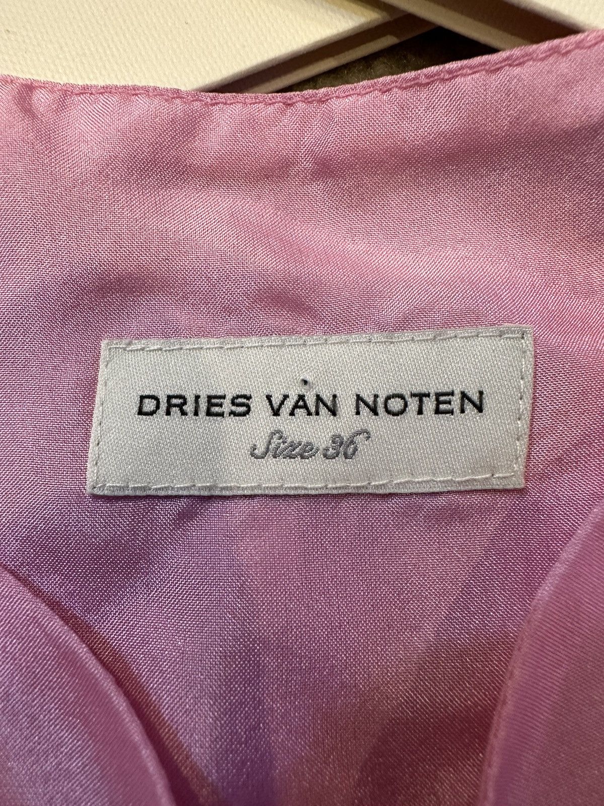 Dries Van Noten 100% Silk Pink Dries Van Noten Top Size XS / US 0-2 / IT 36-38 - 7 Thumbnail