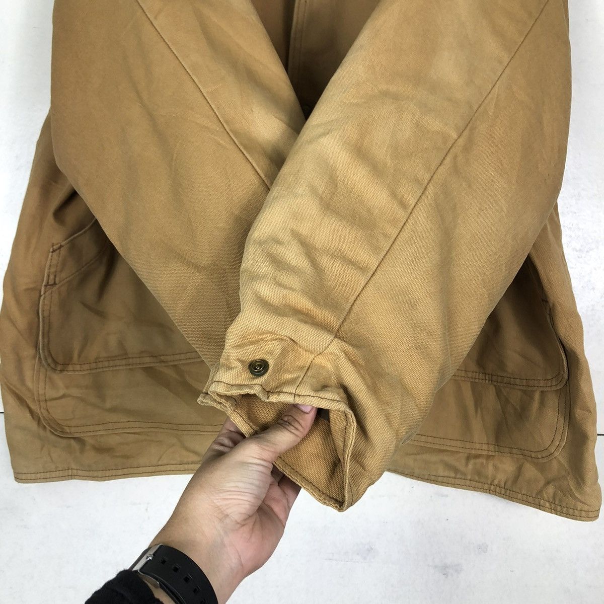 Vintage 🔥VINTAGE 60’s CHORE JACKET WOOLRICH USA BLANKET LINING Size US XL / EU 56 / 4 - 15 Thumbnail