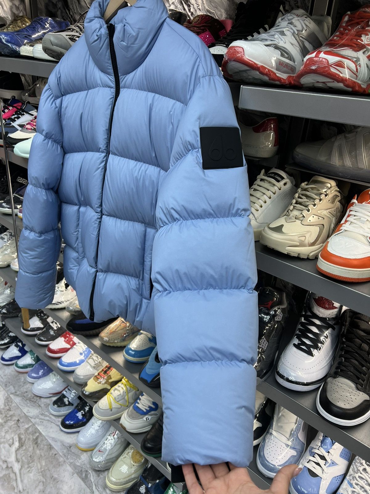 Moose Knuckles Moose Knuckle Baby Blue Puffer Size US L / EU 52-54 / 3 - 4 Thumbnail