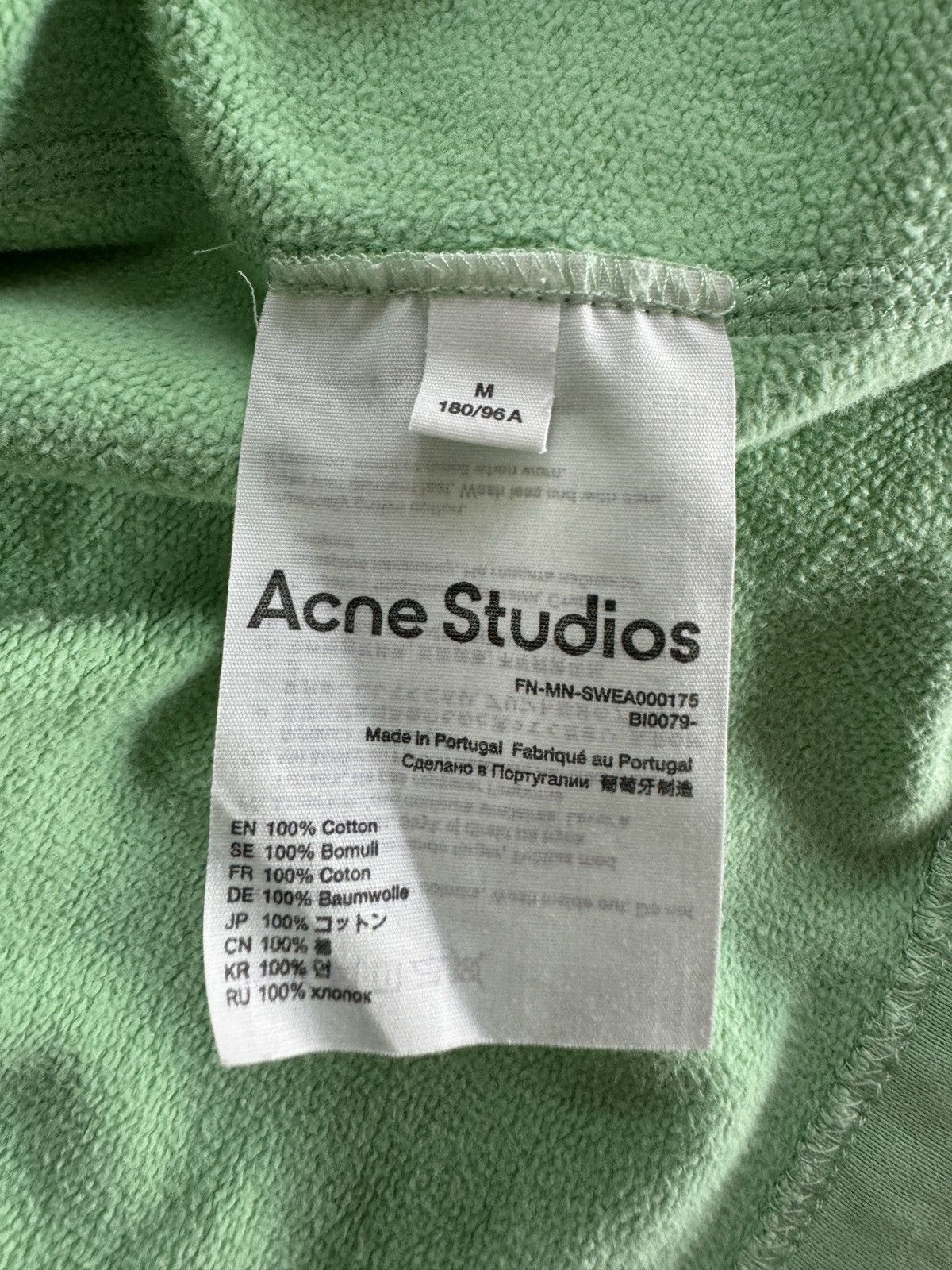 Acne Studios Acne Studios Logo Print Hooded Sweatshirt Size US XL / EU 56 / 4 - 6 Thumbnail