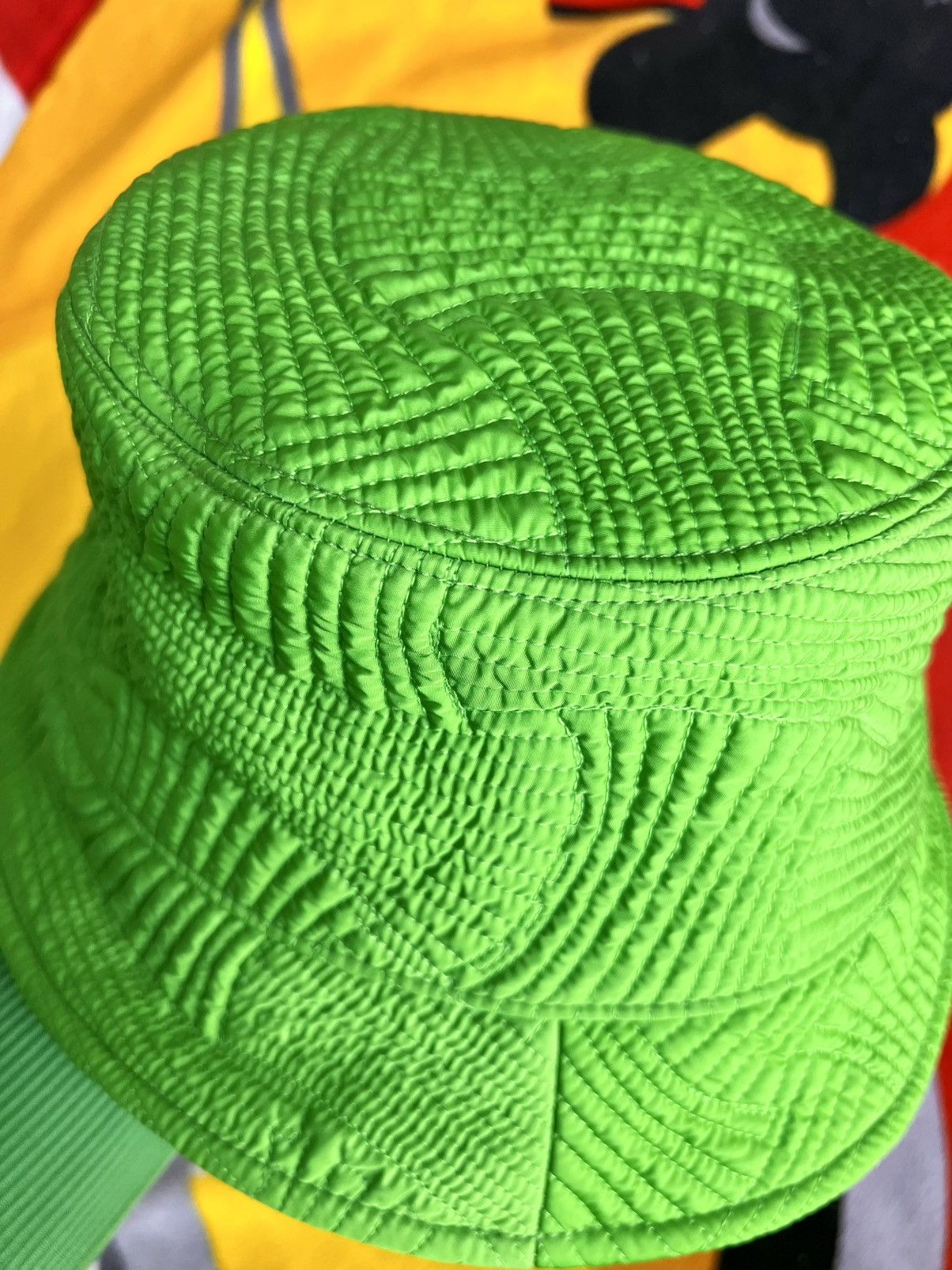 Bottega Veneta Bottega Veneta Bucket Hat Acid Green Intrecciato Nylon new S Size ONE SIZE - 18 Thumbnail