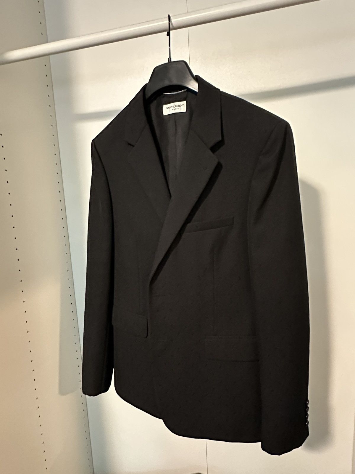 Yves Saint Laurent Jacket in Gabardine Saint Laurent Size 54R - 2 Thumbnail