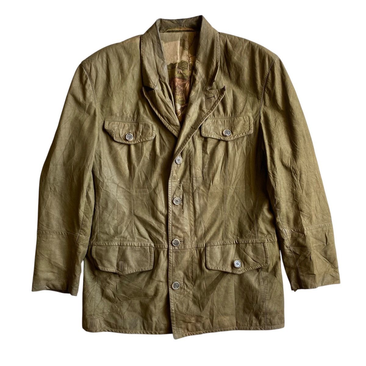 20471120 × Moreschi Moreschi Leather Jacket Size US M / EU 48-50 / 2 - 1 Thumbnail