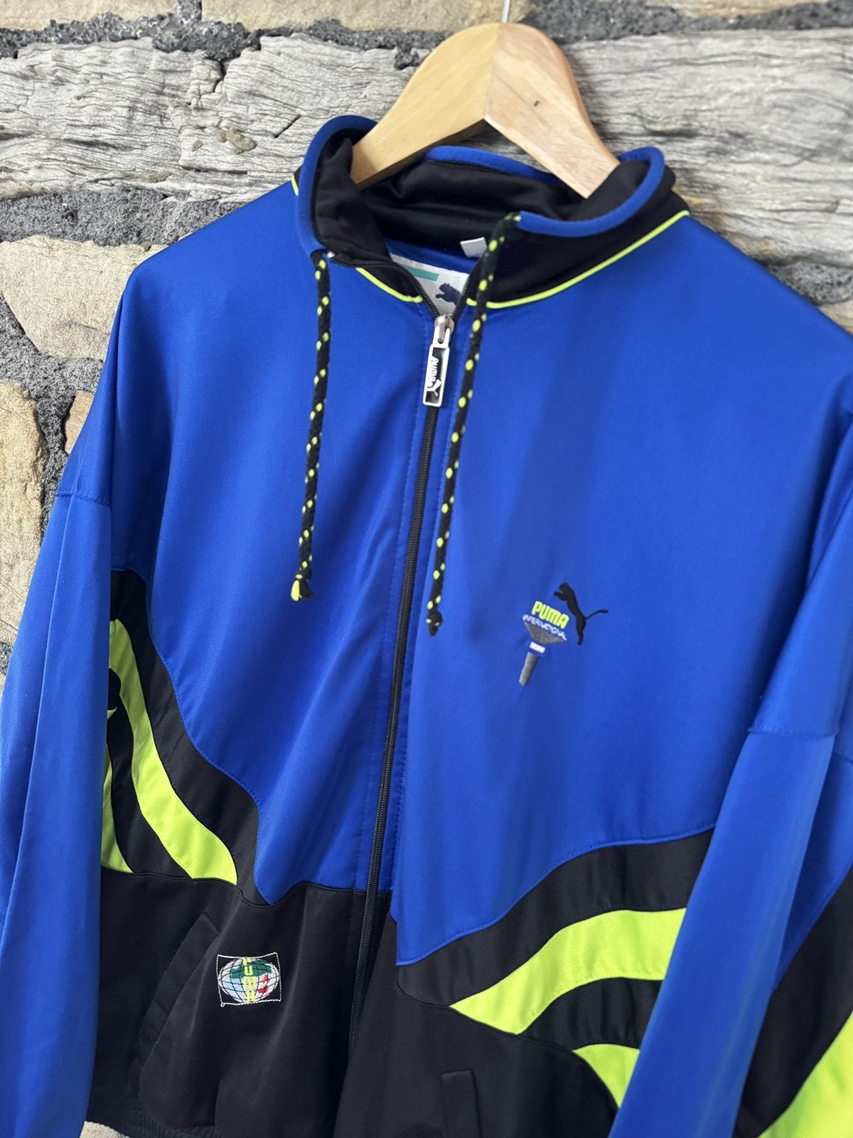 Puma Puma International Track Jacket – Vintage 90s M Size US M / EU 48-50 / 2 - 2 Thumbnail