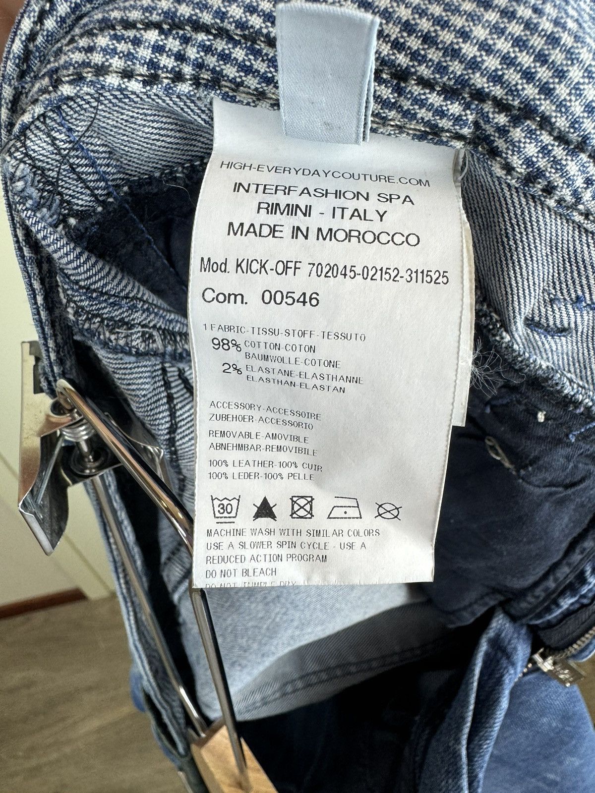 Rundholz High everyday couture distressed patches jeans mom boyfriend Size 32" / US 10 / IT 46 - 15 Thumbnail