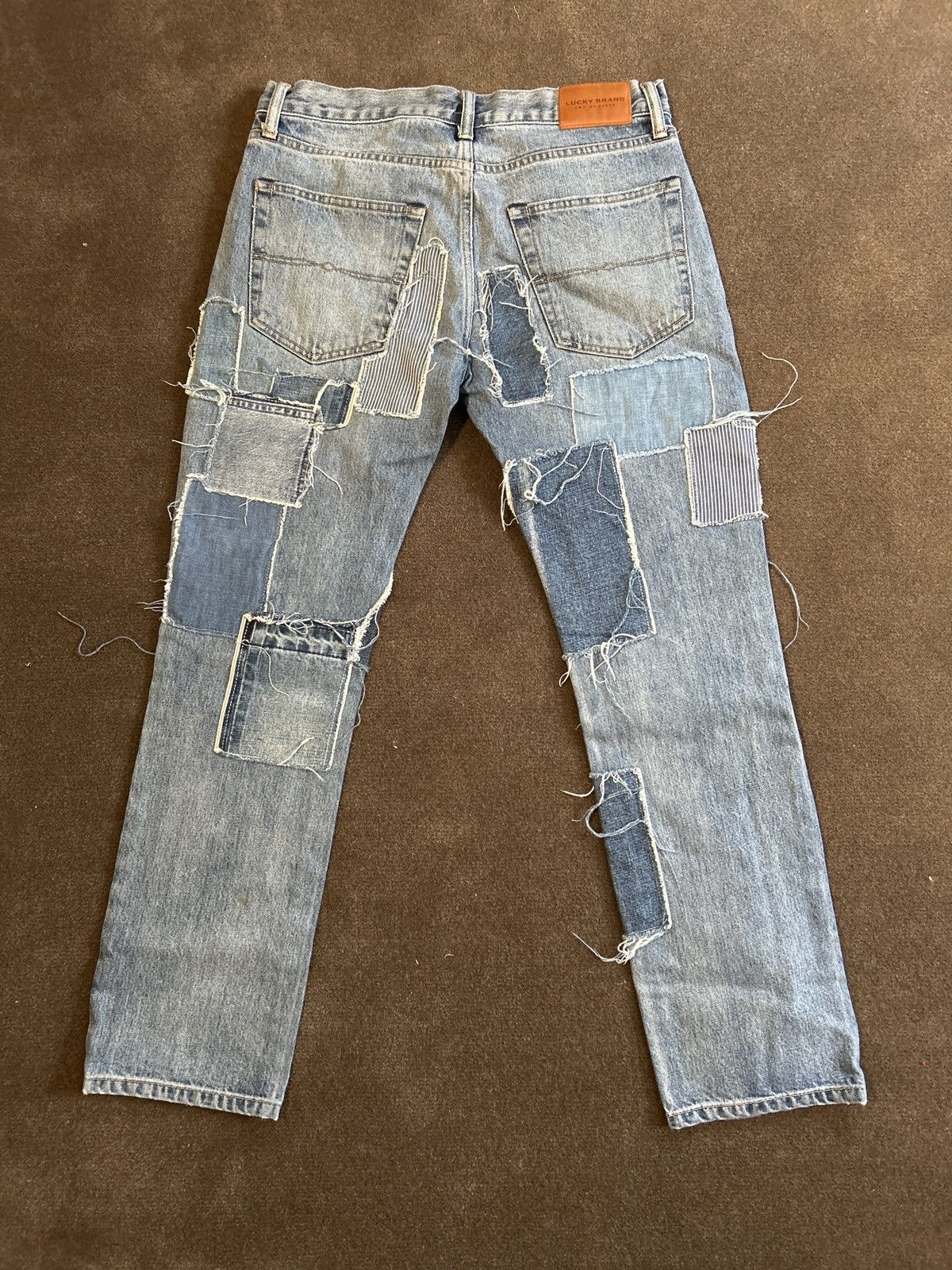 Lucky Brand Lucky Brand x GQ patchwork jeans Size US 31 - 2 Thumbnail