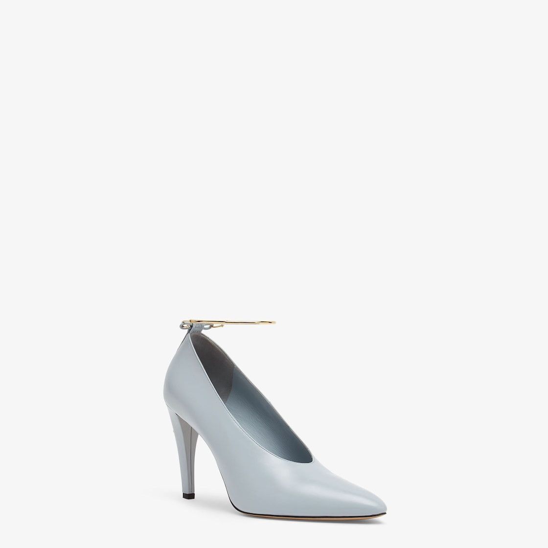 Fendi o1s1wg110425 Mules in Grey Size US 8 / IT 38 - 2 Thumbnail