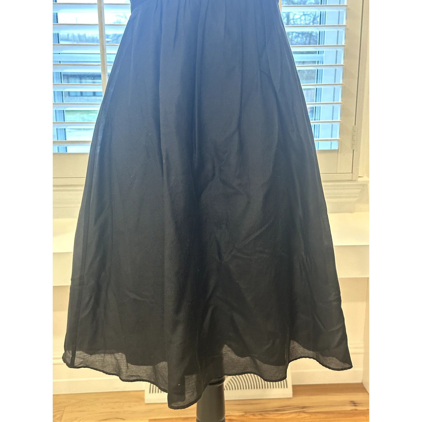 White House Black Market White House Black Market Black Fit Flare Sleeveless Dress 00 Size XXS / US 00 / IT 34 - 3 Thumbnail