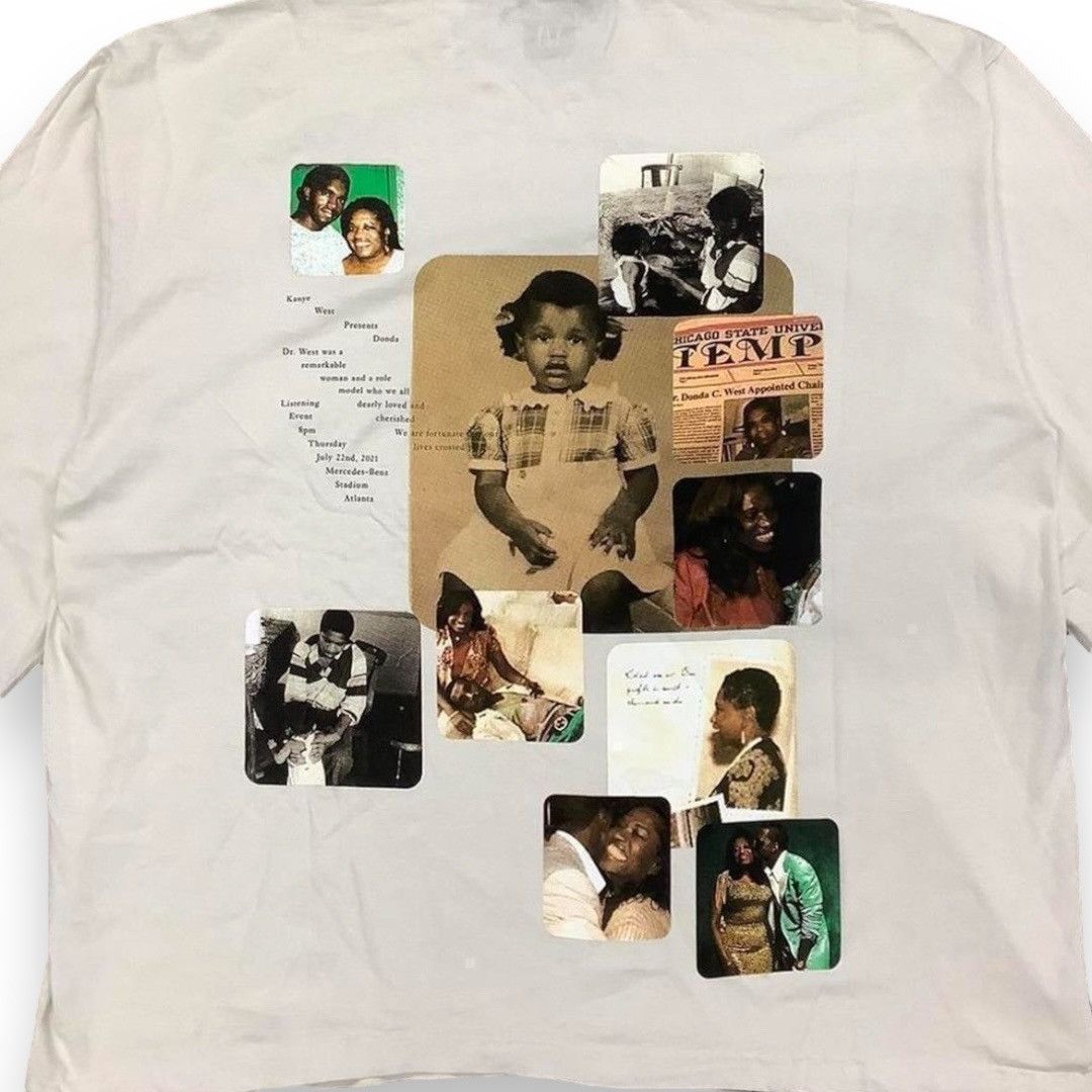 Kanye West × Yeezy SAMPLE / UNRELEASED Donda Photo Collage Long Sleeve T Shirt Size US L / EU 52-54 / 3 - 4 Thumbnail