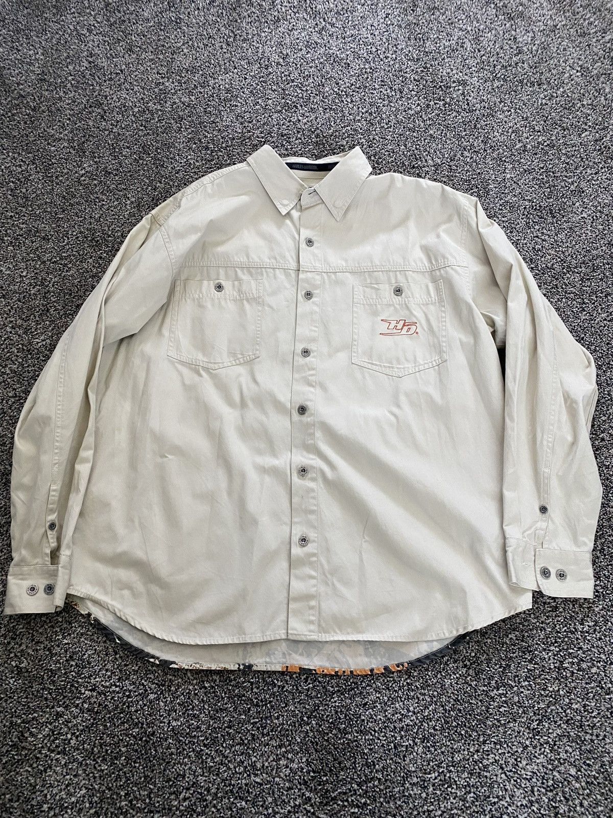 Harley Davidson Harley Davidson Long Sleeve Graphic Button Up Size US XL / EU 56 / 4 - 1 Thumbnail