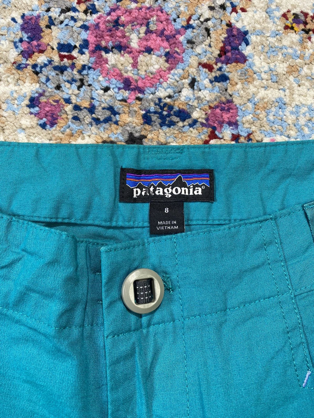 Patagonia Patagonia Climbing Hiking Rock Venga Turqoise Shorts Size US 32 / EU 48 - 4 Thumbnail