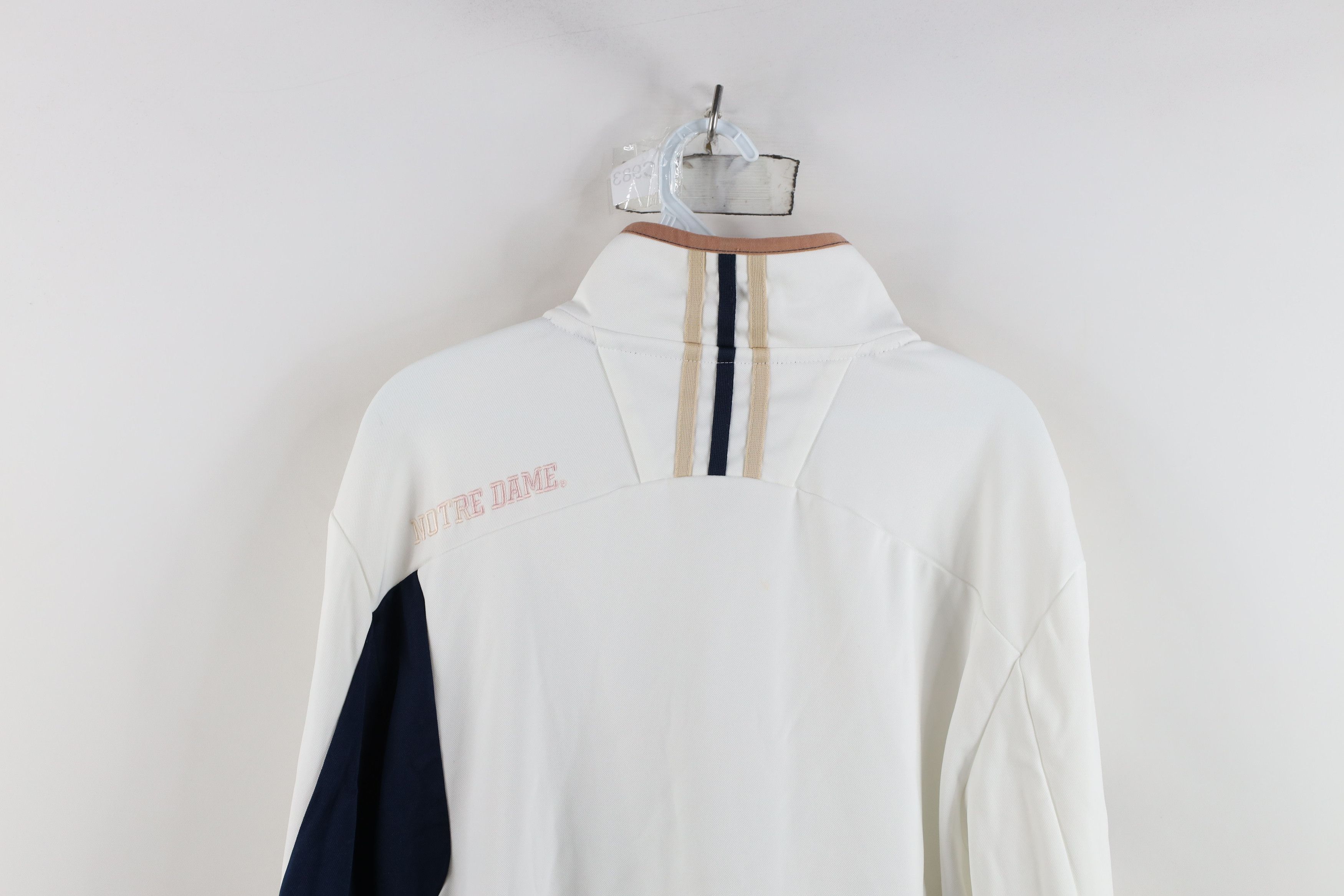 Adidas Adidas Notre Dame University Football Full Zip Jacket White Size US S / EU 44-46 / 1 - 16 Thumbnail