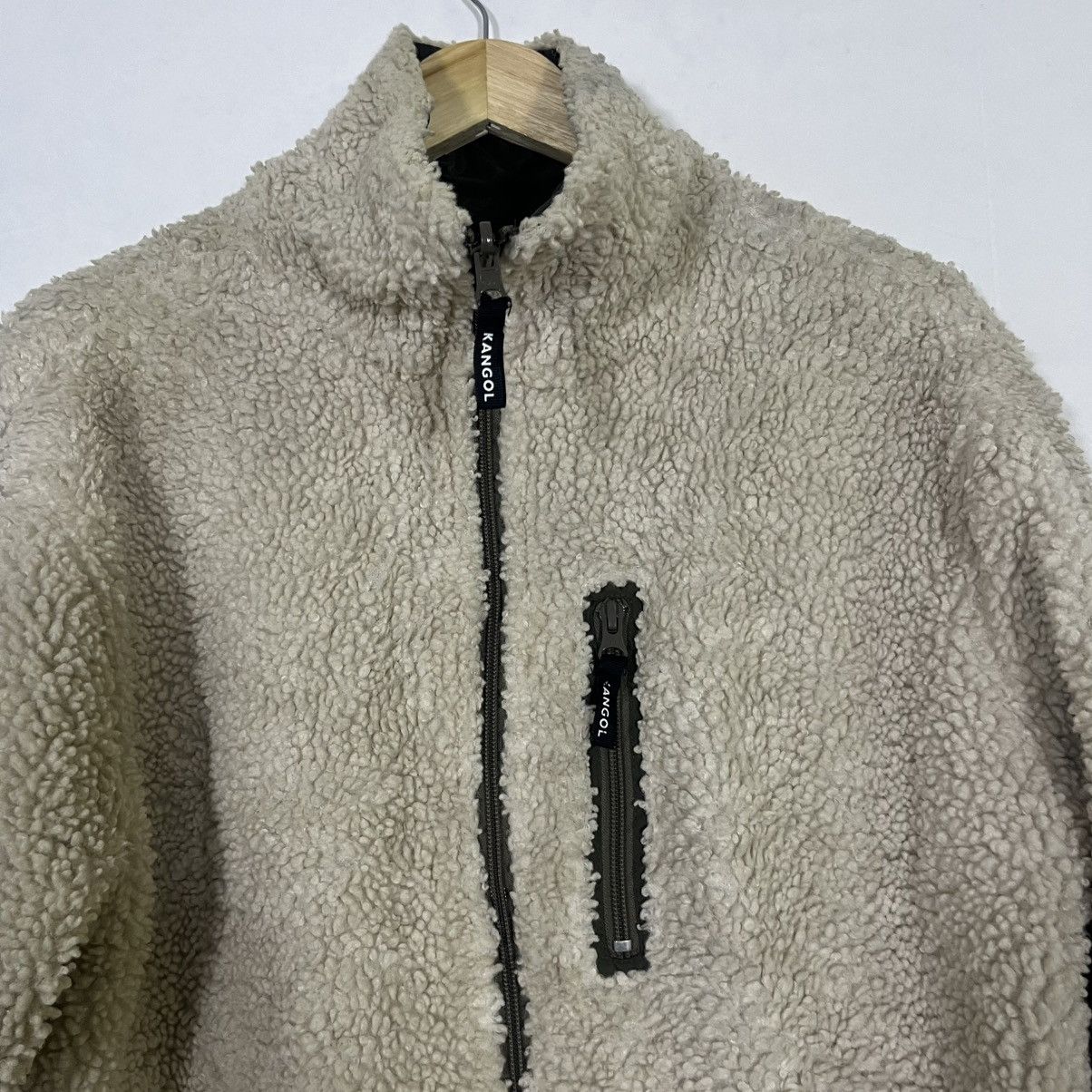 Kangol VINTAGE KANGOL FUR FLEECE SHERPA REVERSIBLE JACKET Size M / US 6-8 / IT 42-44 - 2 Thumbnail