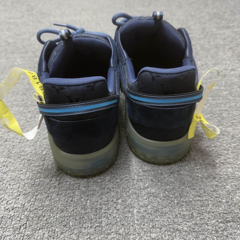 Louis Vuitton Louis Vuitton Blue Low-Top Athletic Sneakers for Men -2508 Size US 8 / EU 41 - 3 Thumbnail
