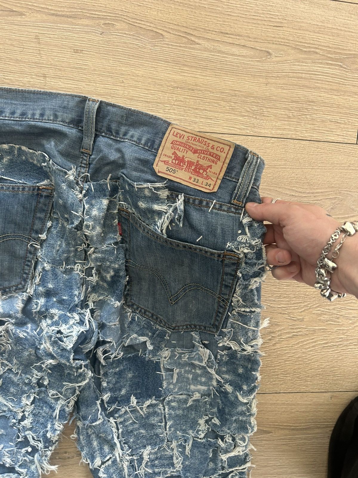 Other PainStretch Denim Patch-work Pant Size US 34 / EU 50 - 5 Thumbnail