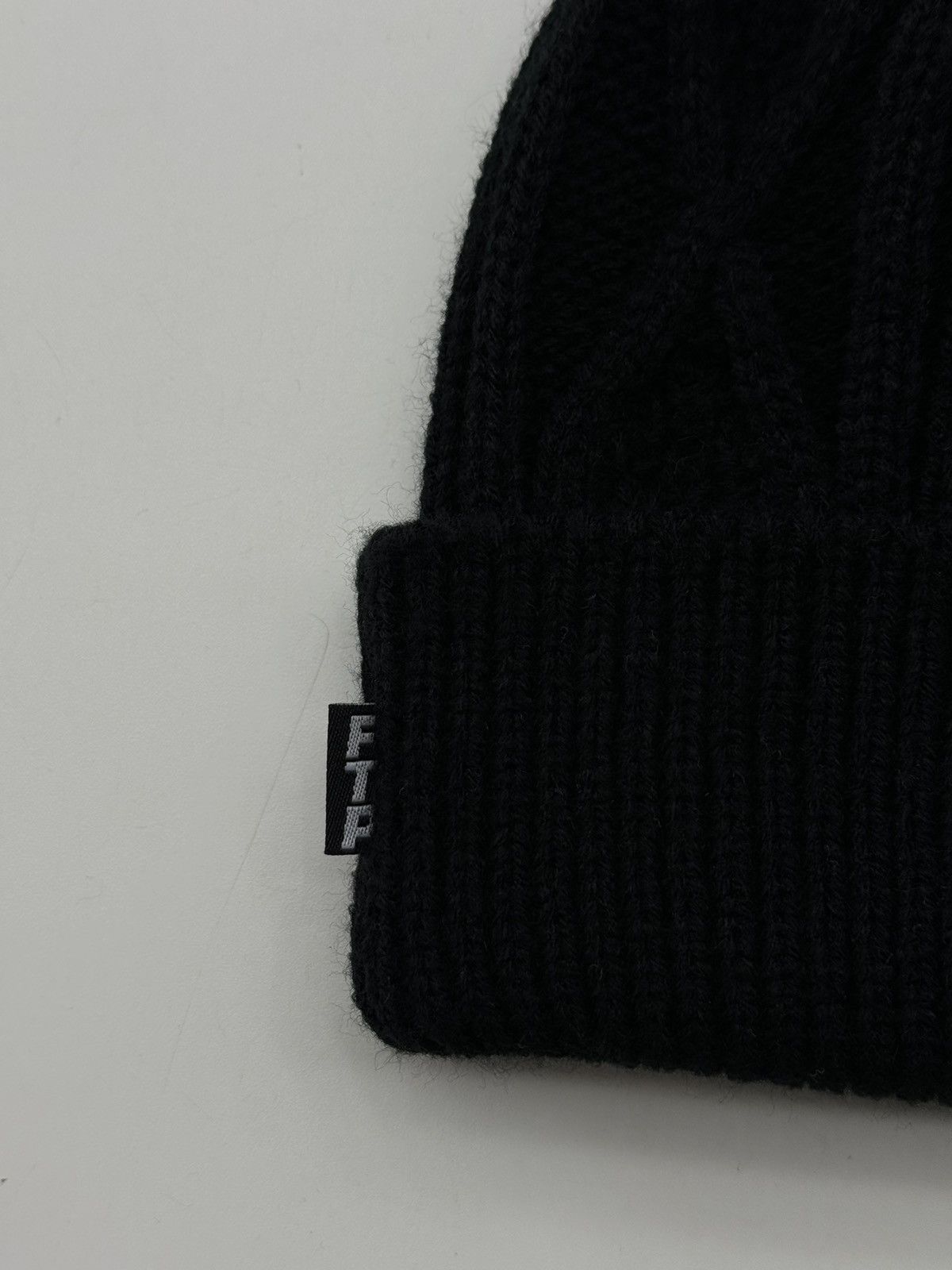Fuck The Population FTP Big Body Cable Knit Beanie Black Size ONE SIZE - 3 Thumbnail