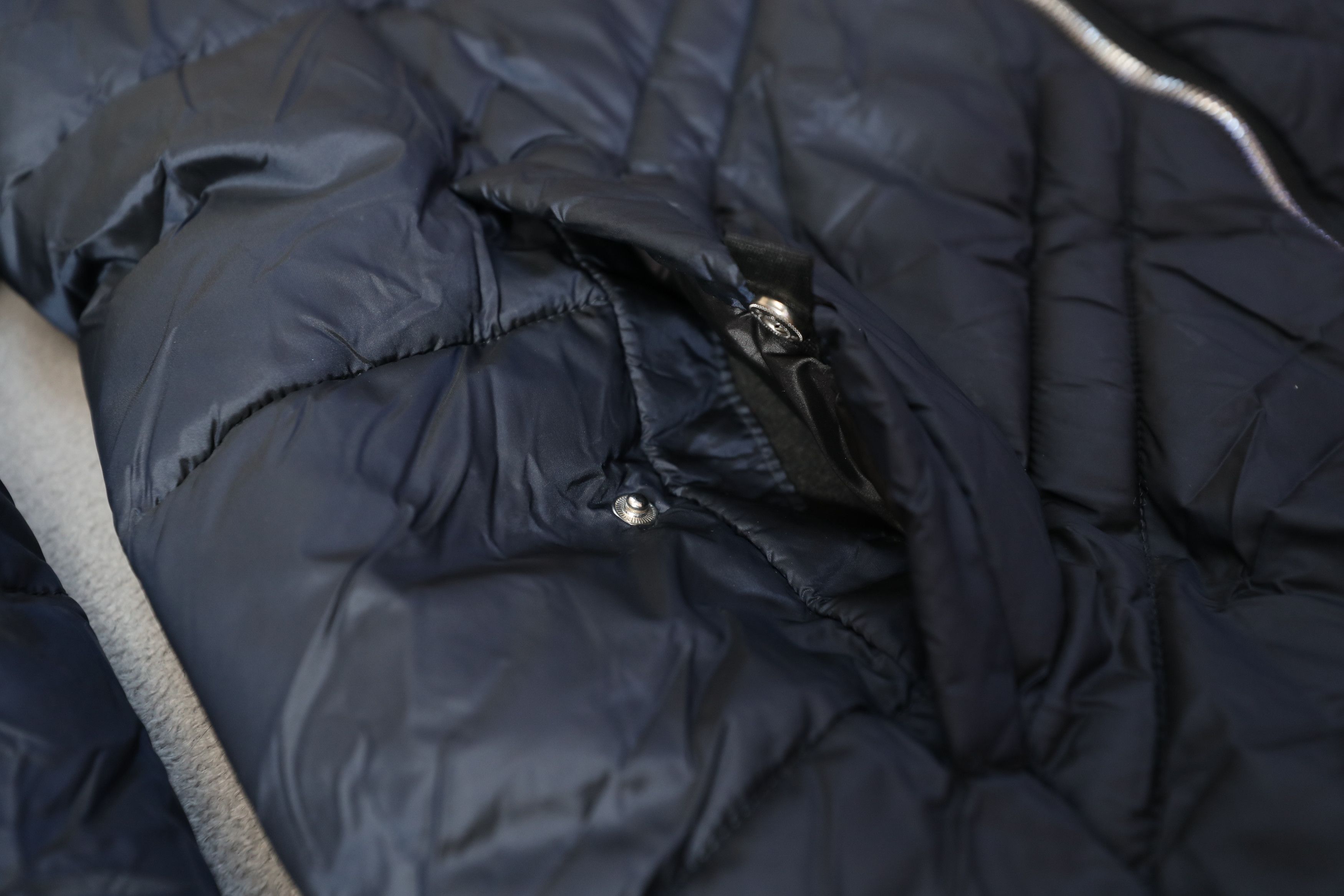 Karl Lagerfeld Karl Lagerfeld X-quilted Puffer Jacket In Navy (L) Size US L / EU 52-54 / 3 - 5 Thumbnail