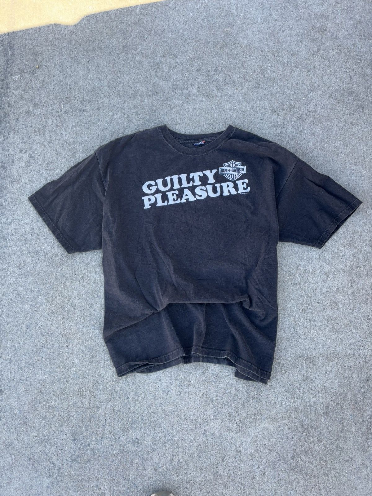Harley Davidson × Vintage Guilty Pleasure Harley Davidson Tee Size US XL / EU 56 / 4 - 1 Thumbnail