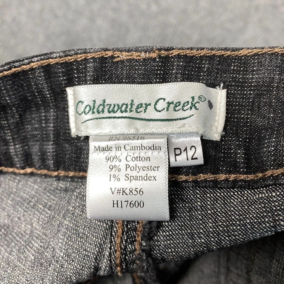 Coldwater Creek Coldwater Creek Jeans Women's 12P Straight Leg Denim Cotton Size 34" / US 12 / IT 48 - 10 Thumbnail
