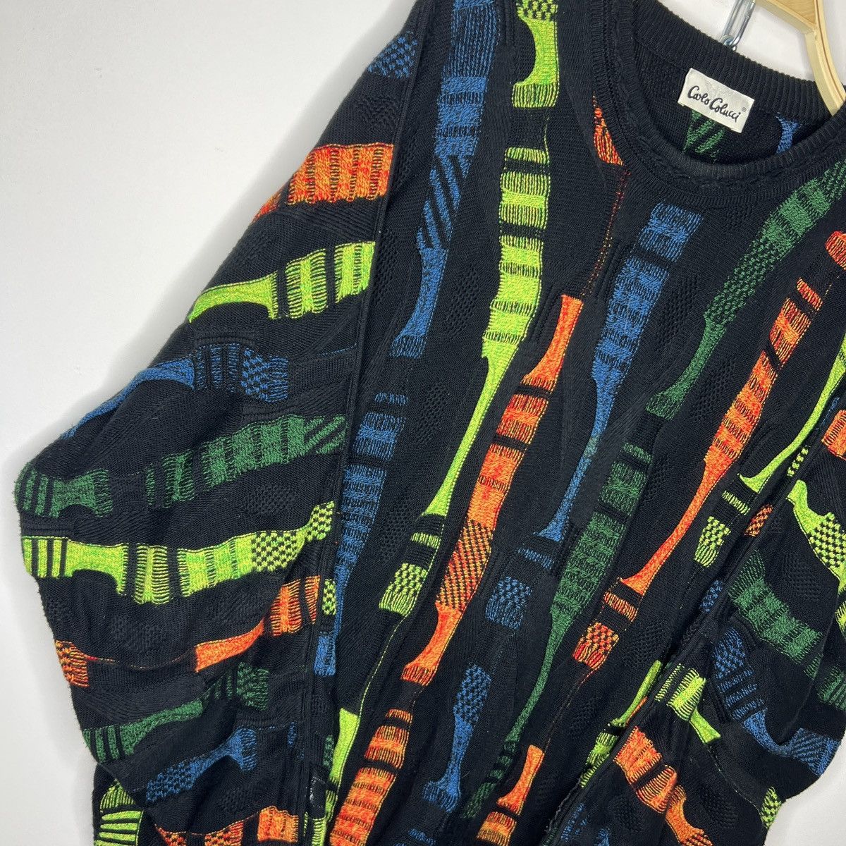 Carlo Colucci Vintage Carlo Colucci Coogi Sweater Jumper Knitwear Wool Size US XL / EU 56 / 4 - 4 Thumbnail