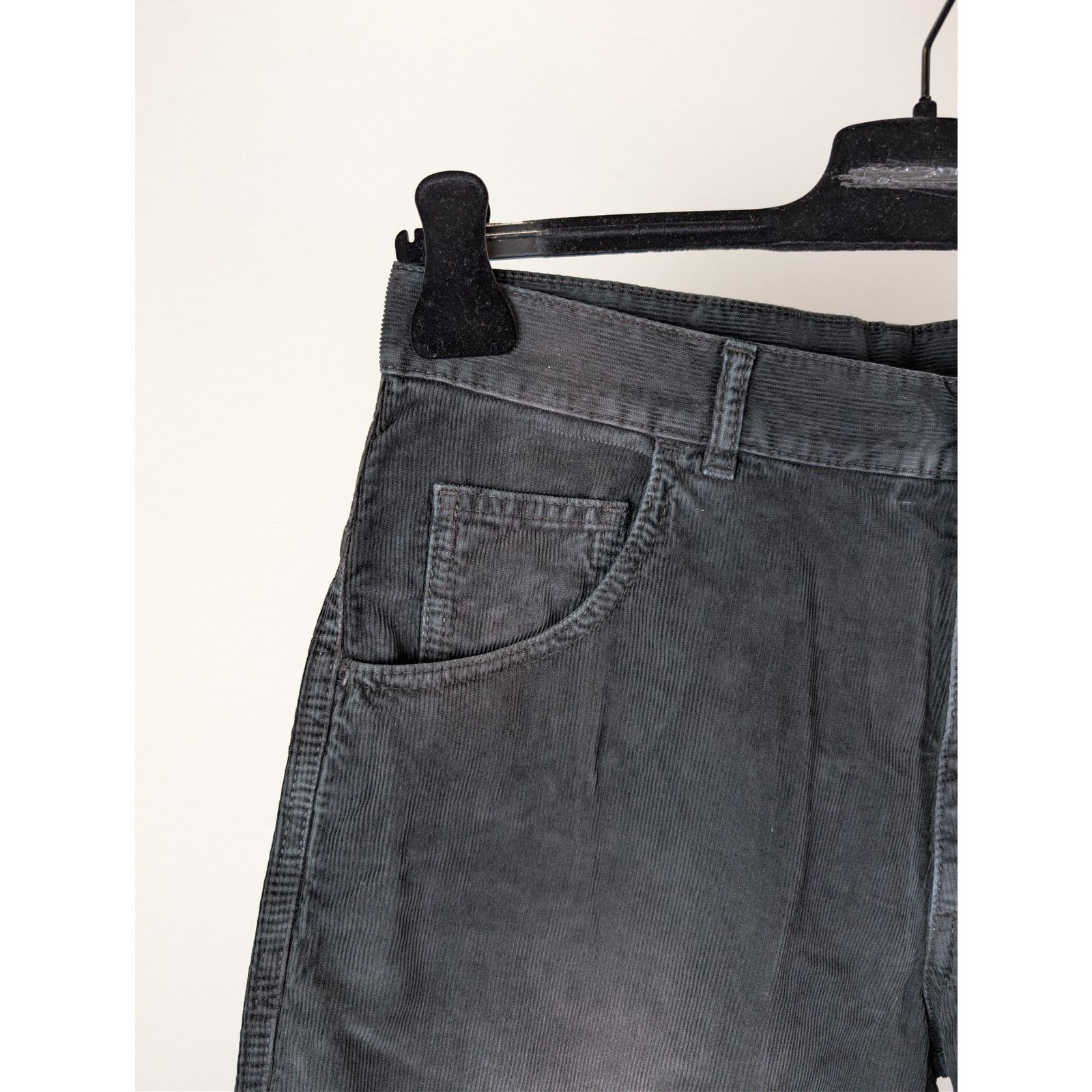 Palm Angels o1rshd1 Monogram Corduroy Denim Pants in Vintage Black Size US 32 / EU 48 - 6 Thumbnail
