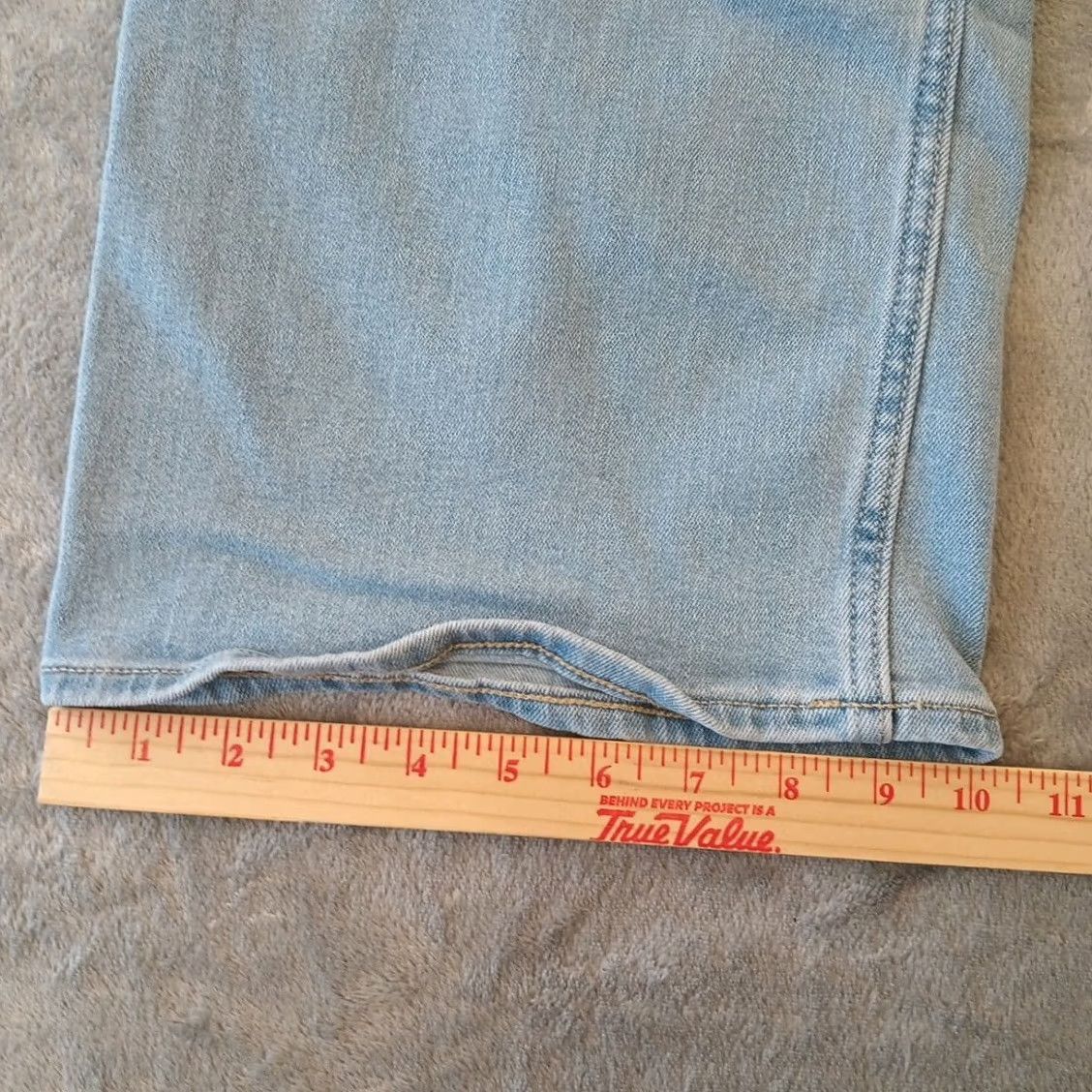 Old Navy Old Navy Jeans Womens Size 8 Blue Light Wash Stretch Wide-Leg 28x30 Denim Regular Inseam 30 Size 30" / US 8 / IT 44 - 6 Thumbnail