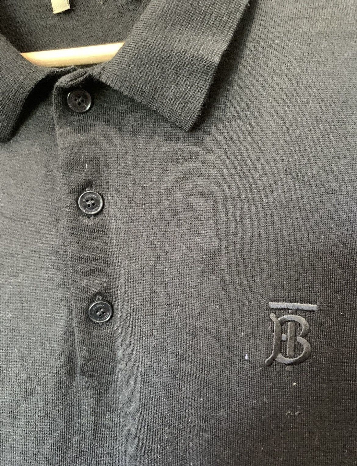 Burberry Burberry Merino Polo Shirt Sweater Size US L / EU 52-54 / 3 - 3 Thumbnail