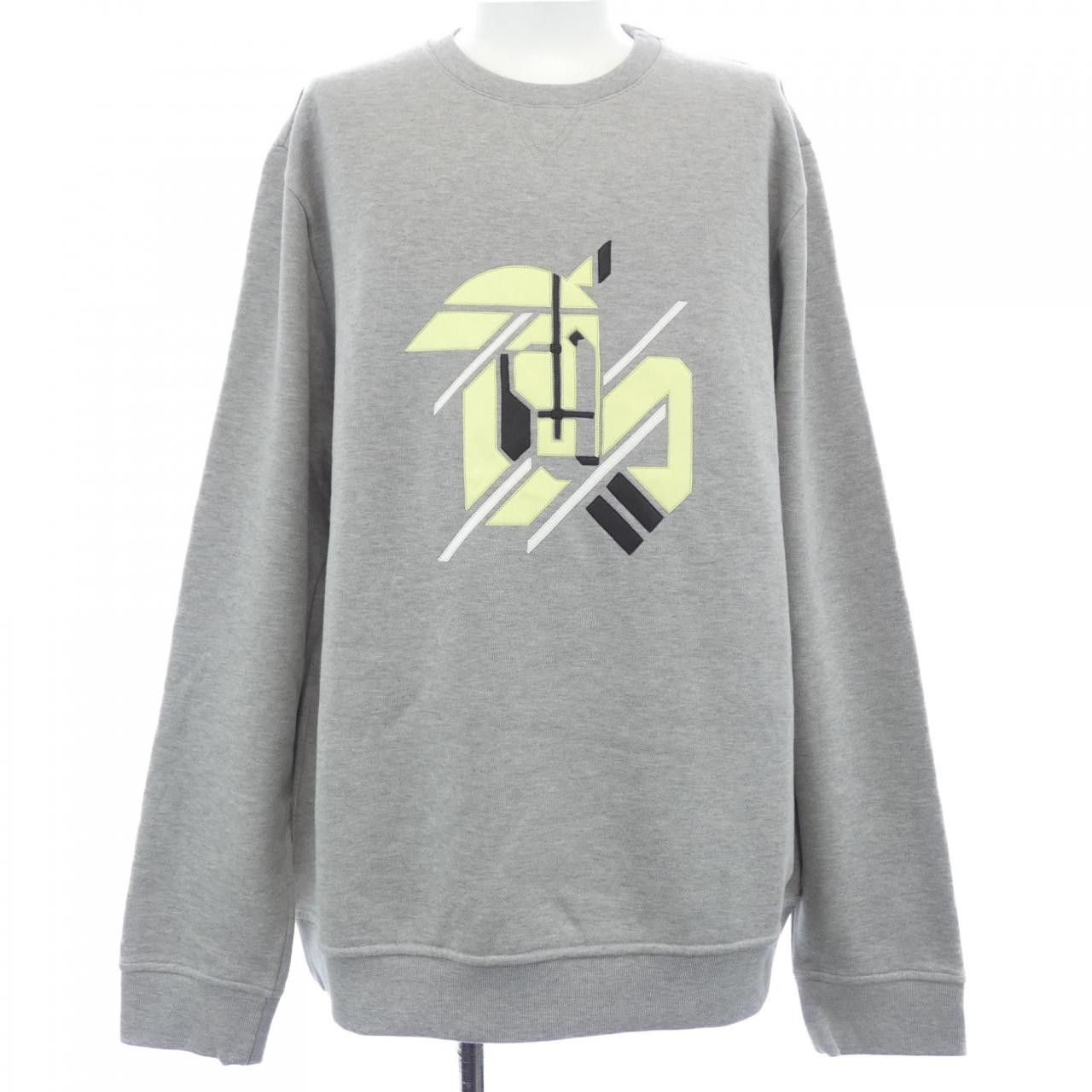 Hermes Hermes Hermes Chevaux en Symetrie Cotton Sweatshirt Textile Sweatshirts & Hoodies DUTY FREE for USA Size ONE SIZE - 1 Thumbnail