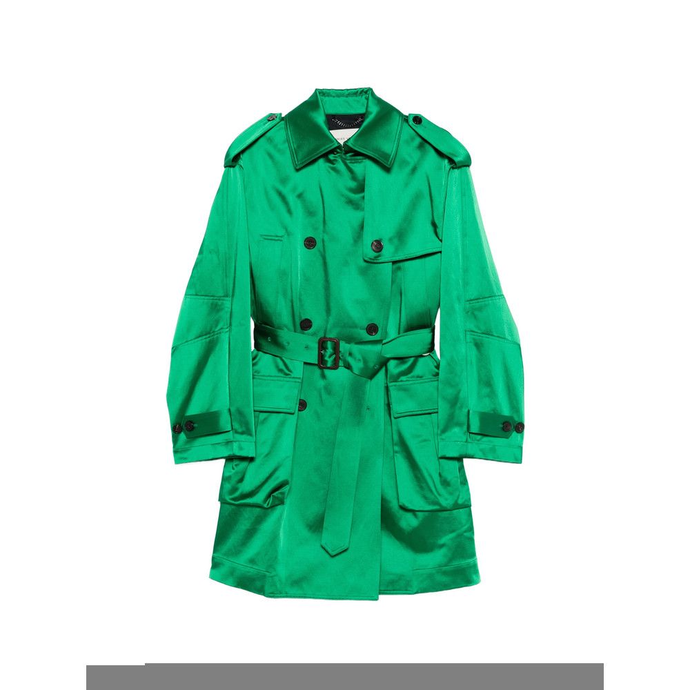 Dries Van Noten Dries Van Noten GREEN Coats - Trench & Raincoats Size S / US 4 / IT 40 - 1 Thumbnail