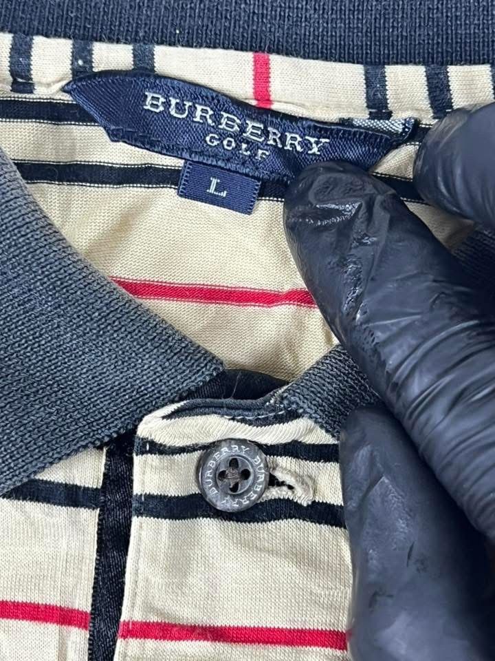 Burberry Burberry Check Polos Size US L / EU 52-54 / 3 - 3 Thumbnail