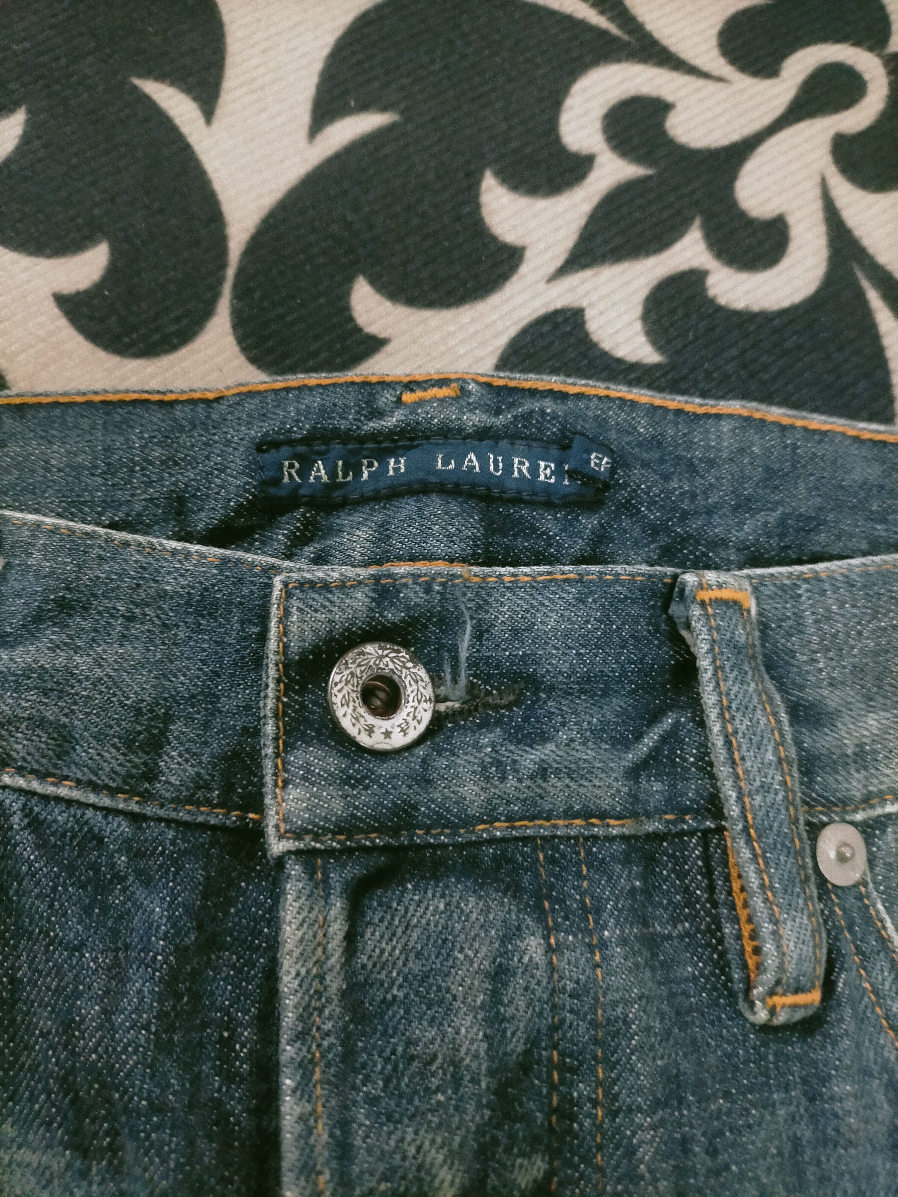 Polo Ralph Lauren × RRL Ralph Lauren × Ralph Lauren 🔥Ralph Lauren Distressed Splatter Jeans Size US 31 - 9 Thumbnail