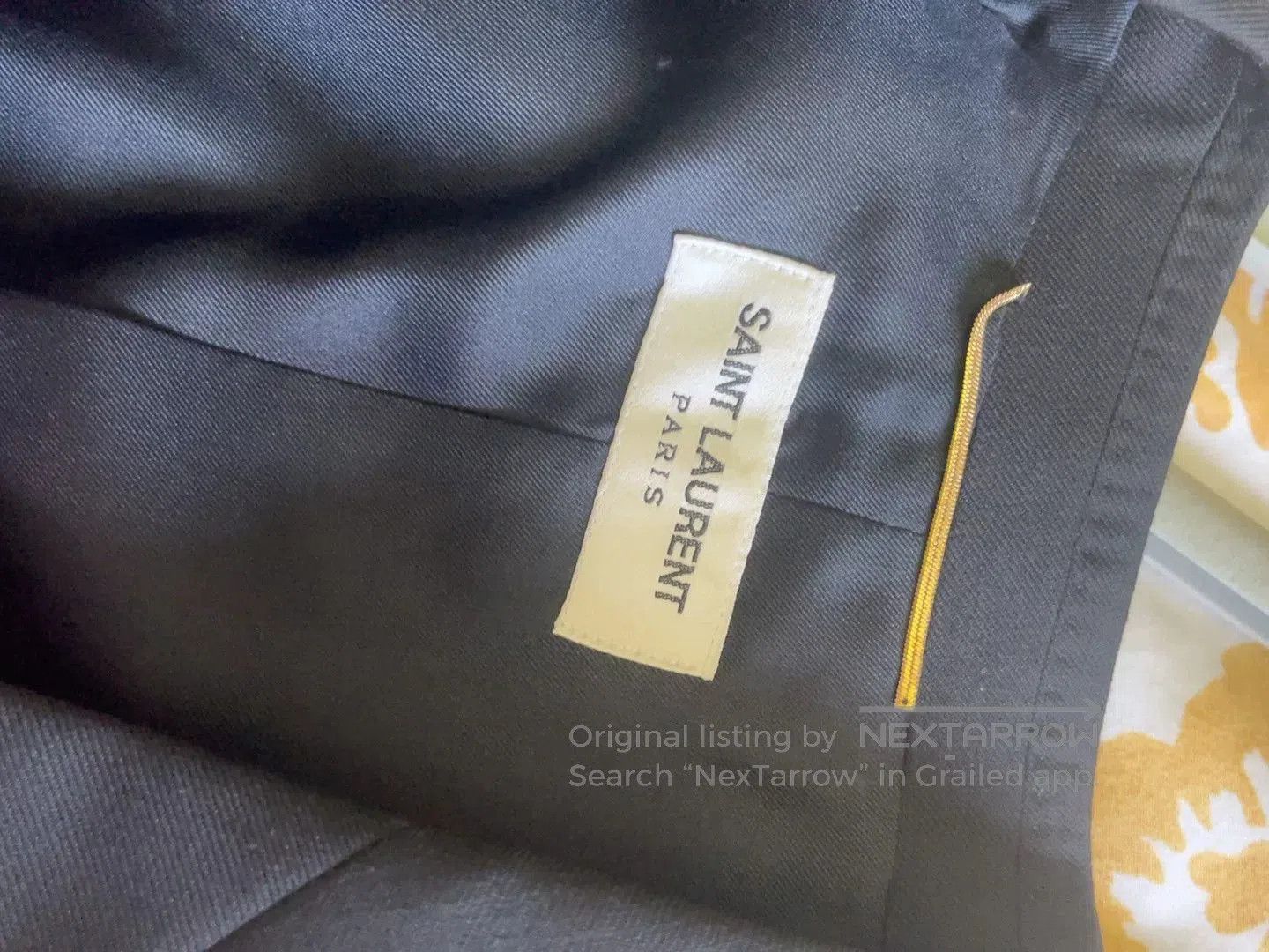 Saint Laurent Paris Saint Laurent Hedi Slimane Wool Blazer. Size XS / US 0-2 / IT 36-38 - 5 Thumbnail
