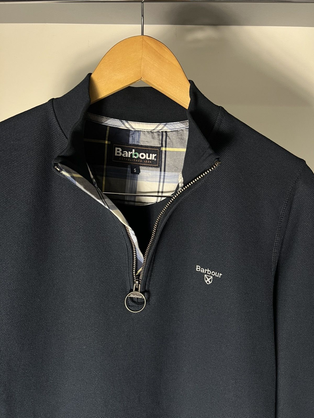 Barbour VINTAGE BARBOUR INTERNATIONAL 1/3 ZIP SWEATER CASUAL Y2K 90s Size US M / EU 48-50 / 2 - 11 Thumbnail
