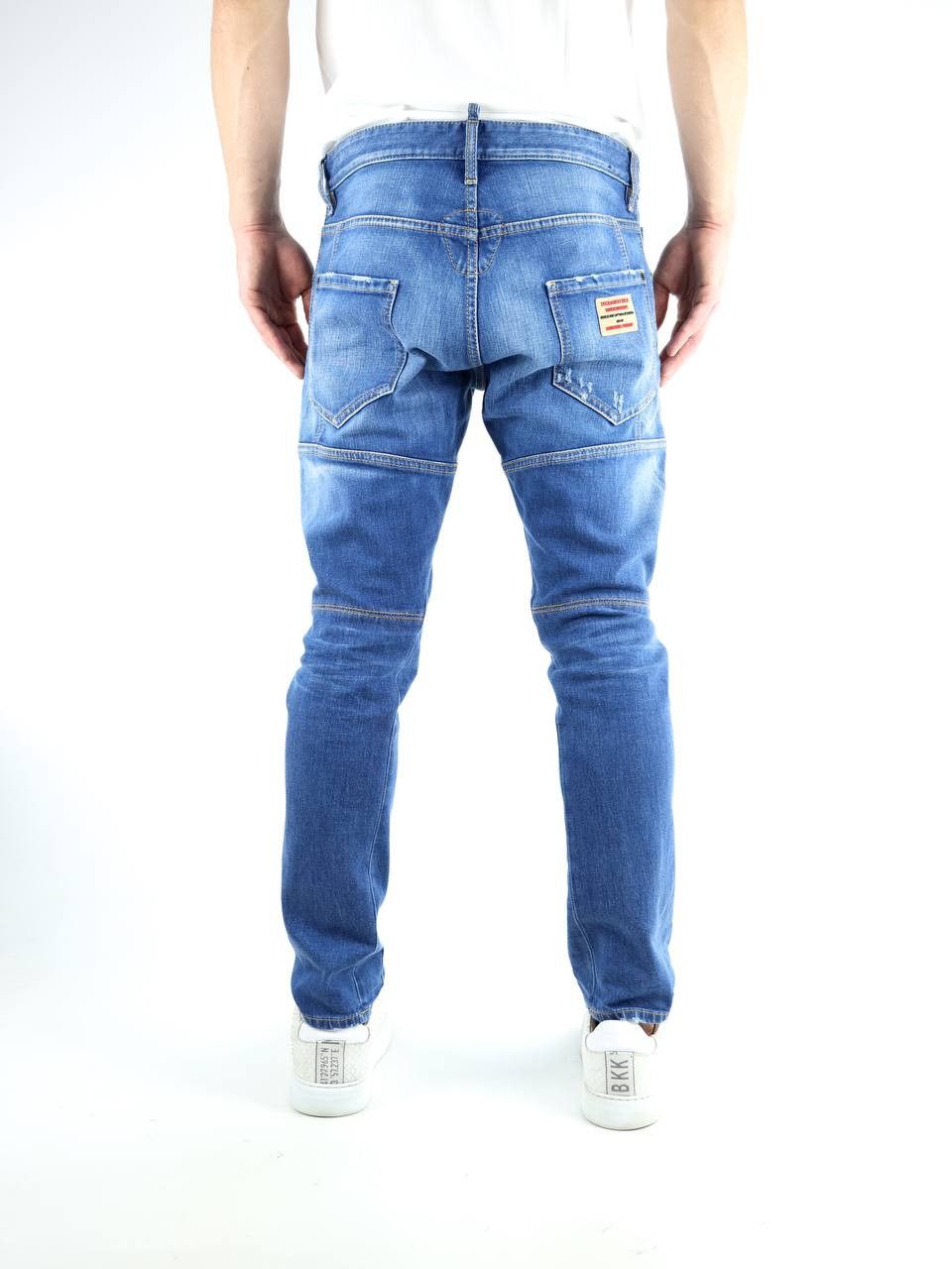 Dsquared2 DSQUARED2 Jeans Blue Tidy Biker Jean Size US 32 / EU 48 - 6 Thumbnail