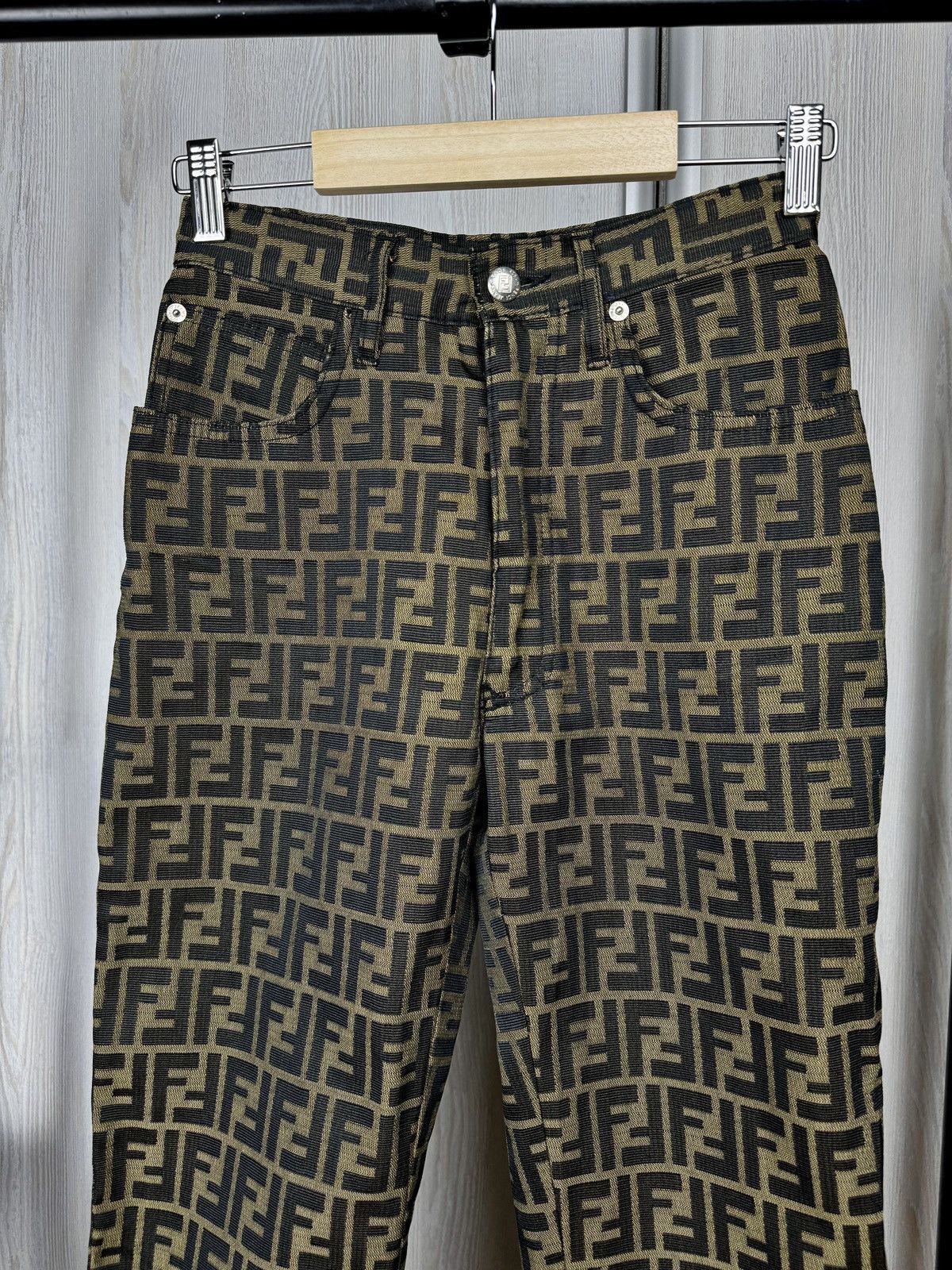 Fendi Fendi vintage Zucca FF monogram pants rare all over print Size 25" / US 0 / IT 36 - 3 Thumbnail