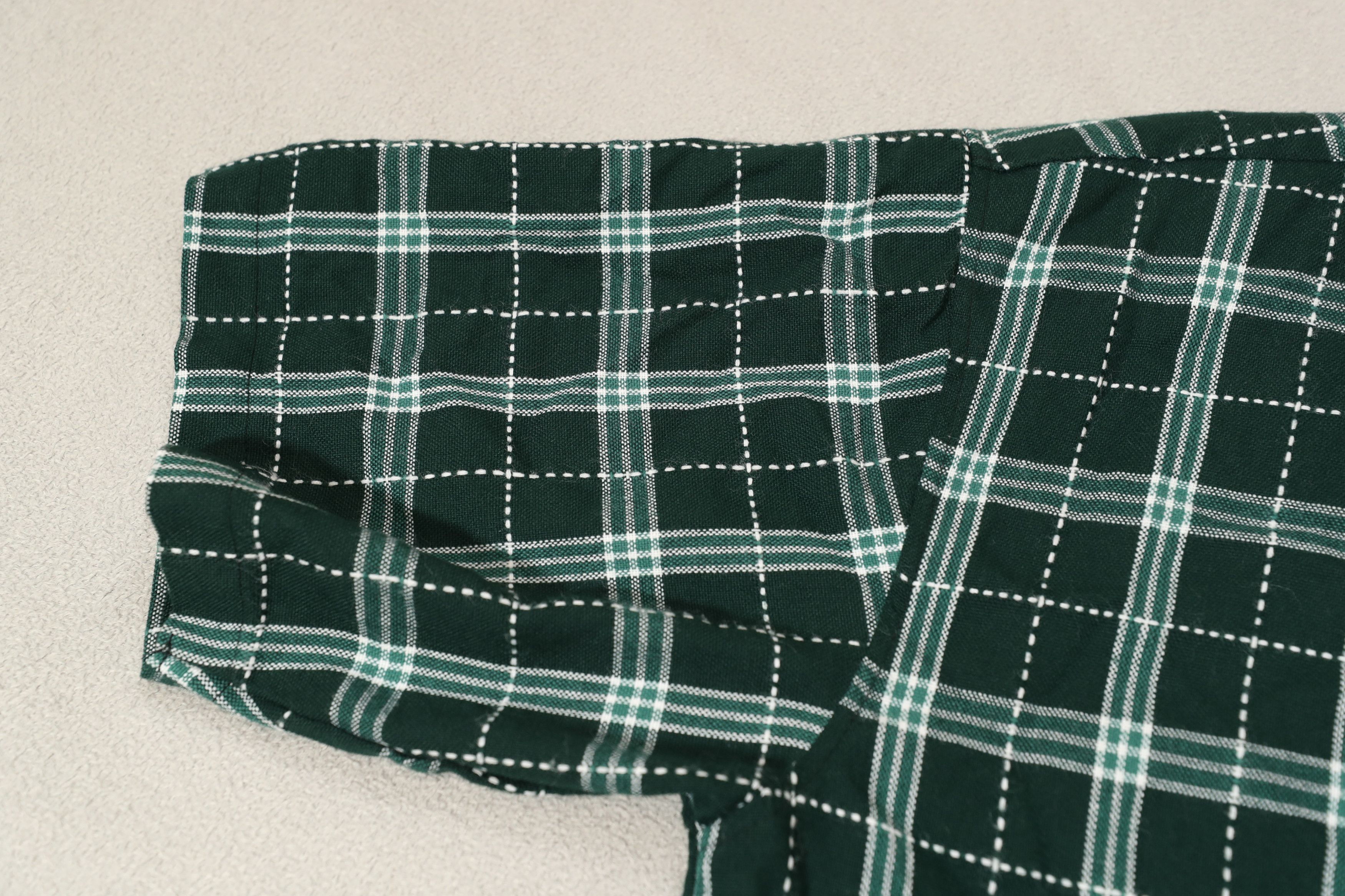 Vintage Wicked Vintage Green Short Sleeve Flannel (L) Size US L / EU 52-54 / 3 - 6 Thumbnail